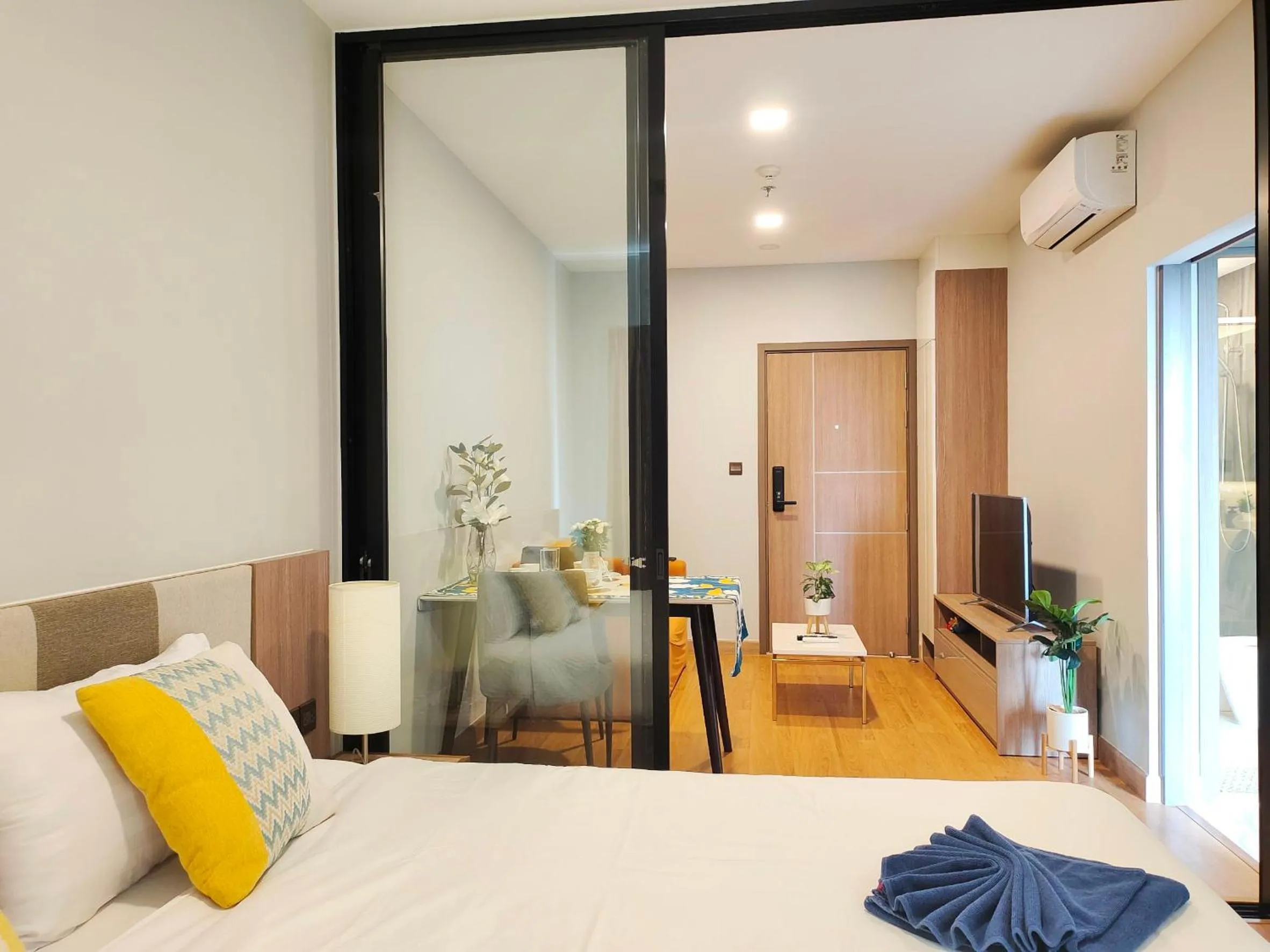 Bed in Astra Sky River Chiang Mai by Fang