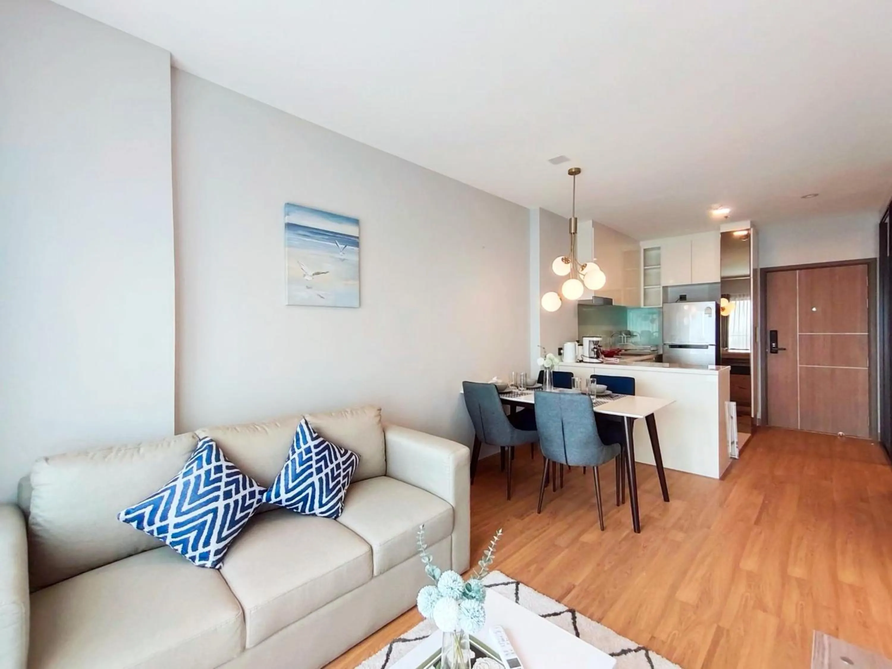 Kitchen or kitchenette in Astra Sky River Chiang Mai by Fang