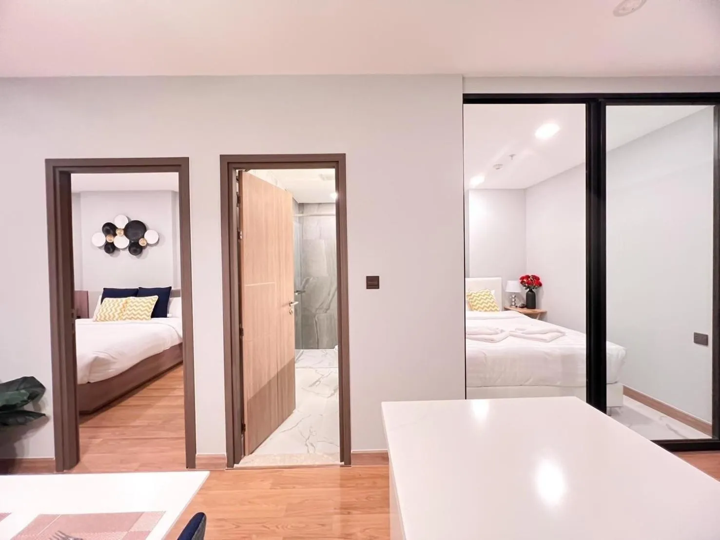 Bed in Astra Sky River Chiang Mai by Fang