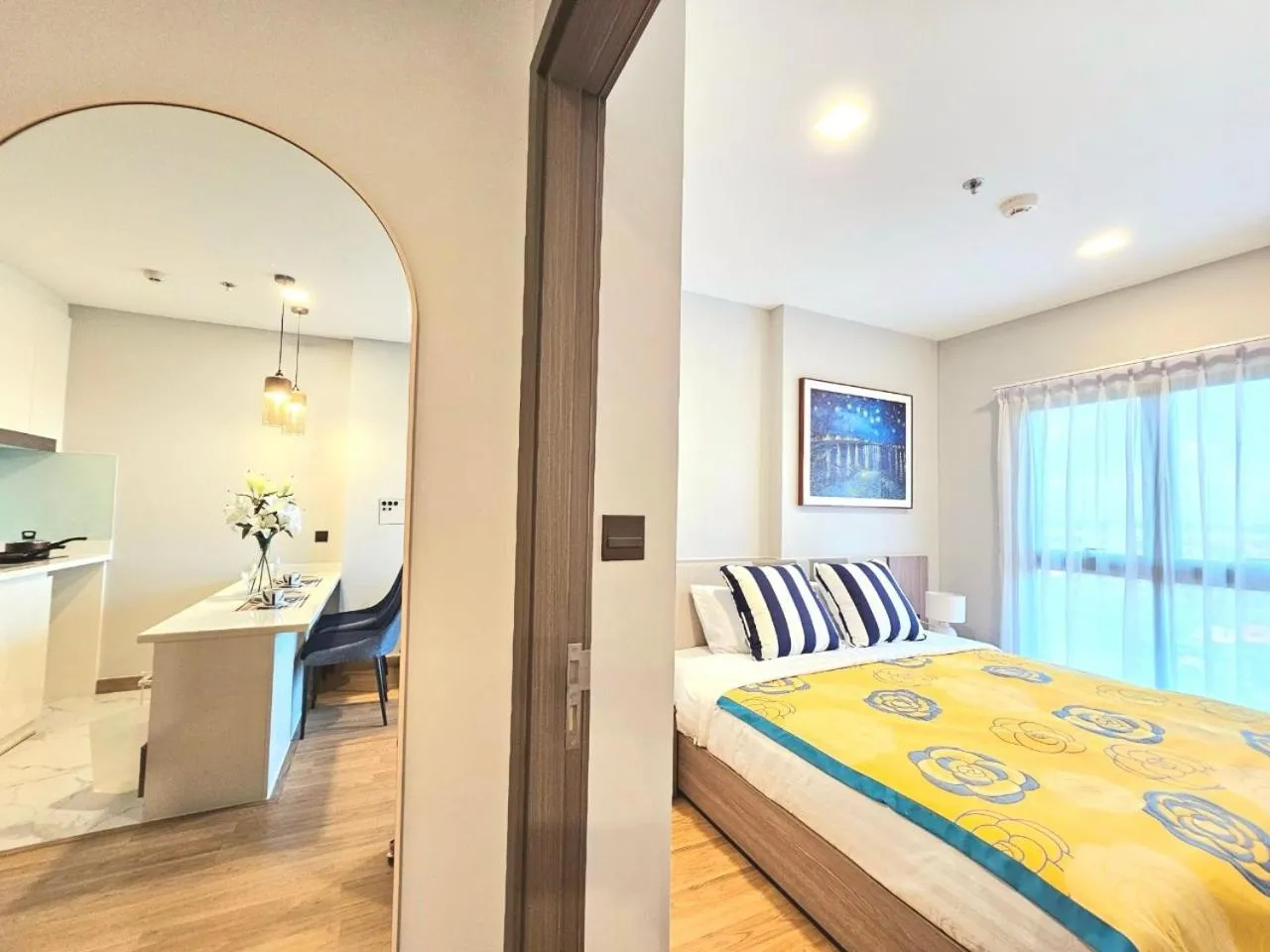 Bed in Astra Sky River Chiang Mai by Fang