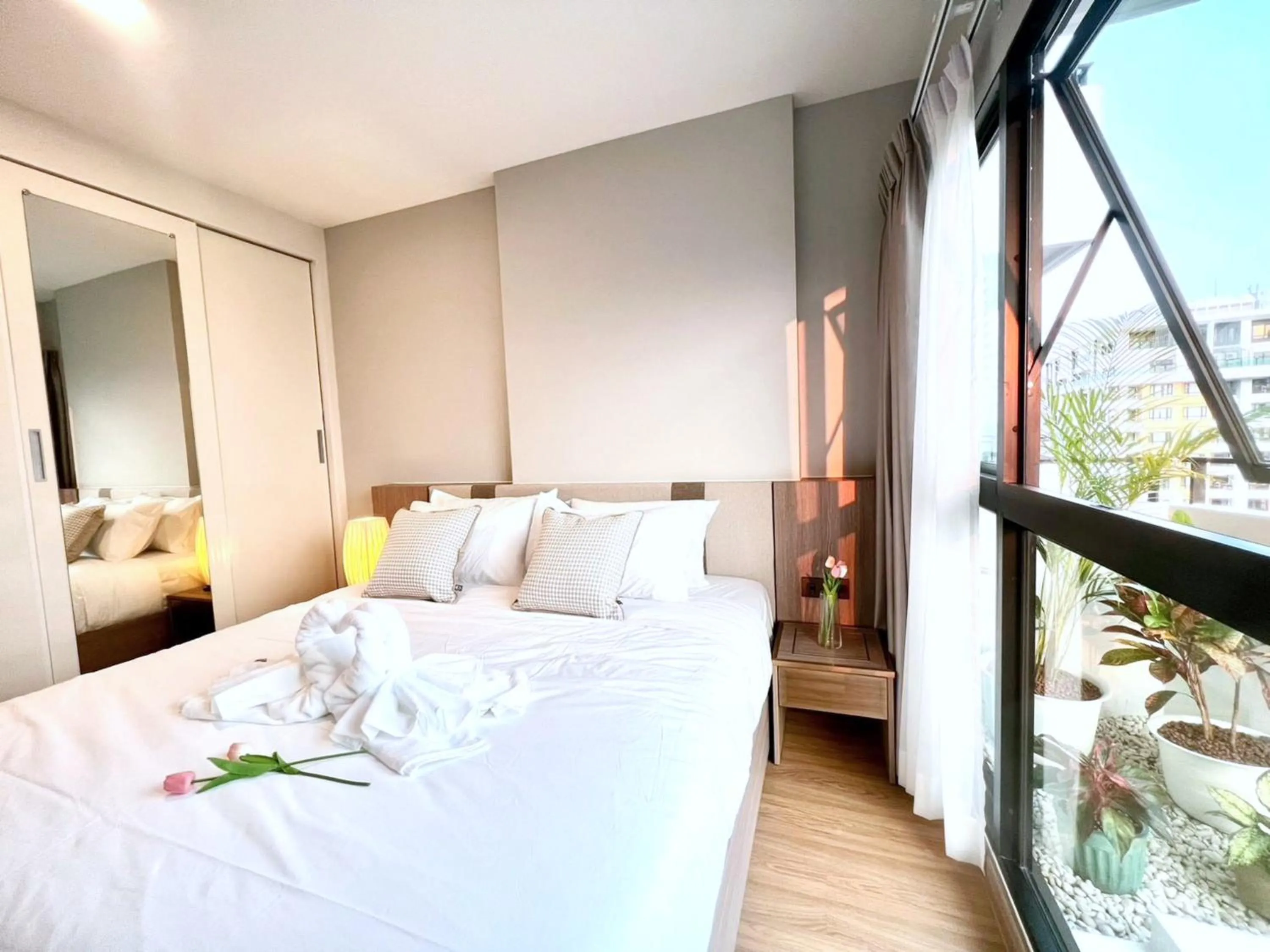 Bed in Astra Sky River Chiang Mai by Fang