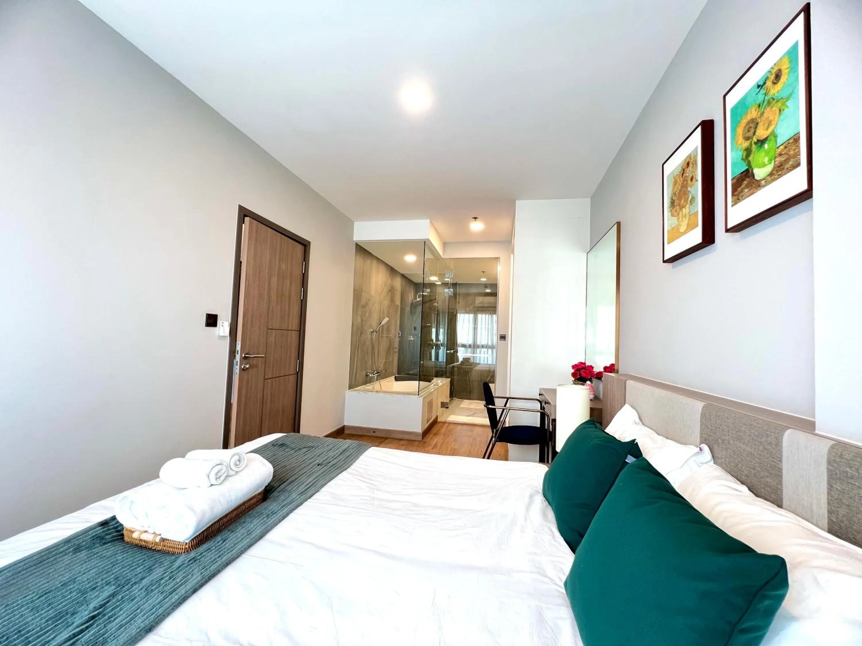 Bed in Astra Sky River Chiang Mai by Fang