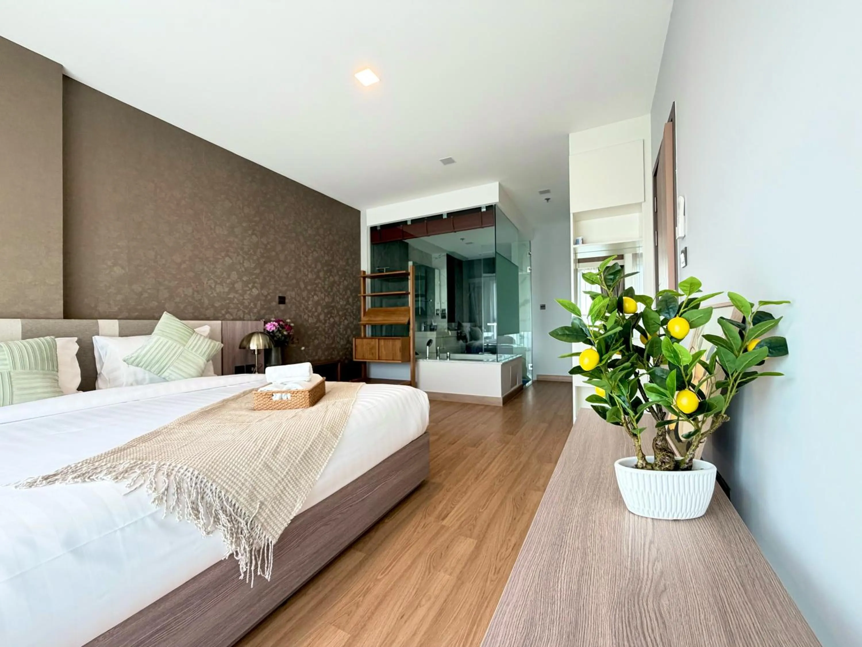 Bed in Astra Sky River Chiang Mai by Fang