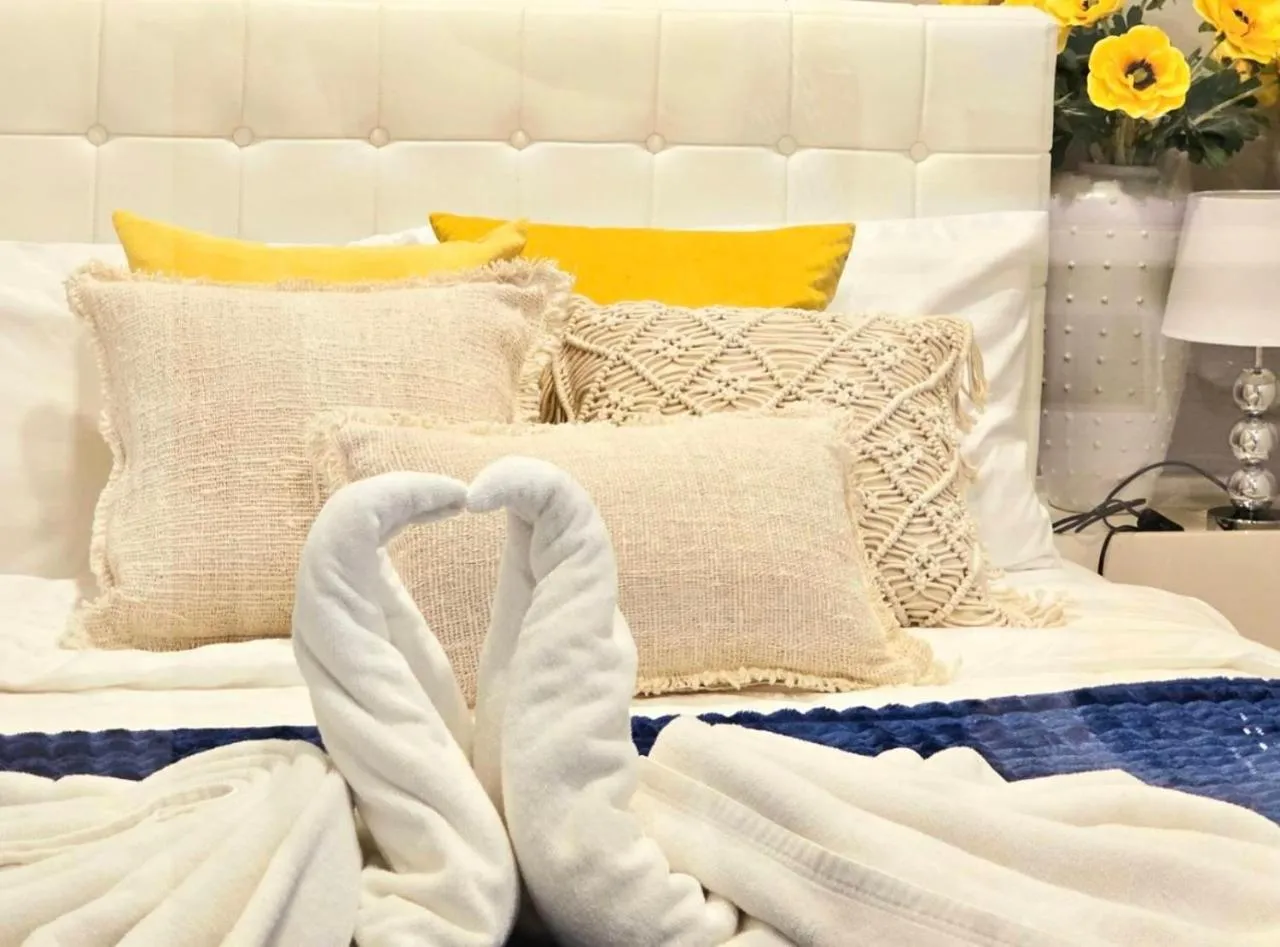 Bed in Astra Sky River Chiang Mai by Fang