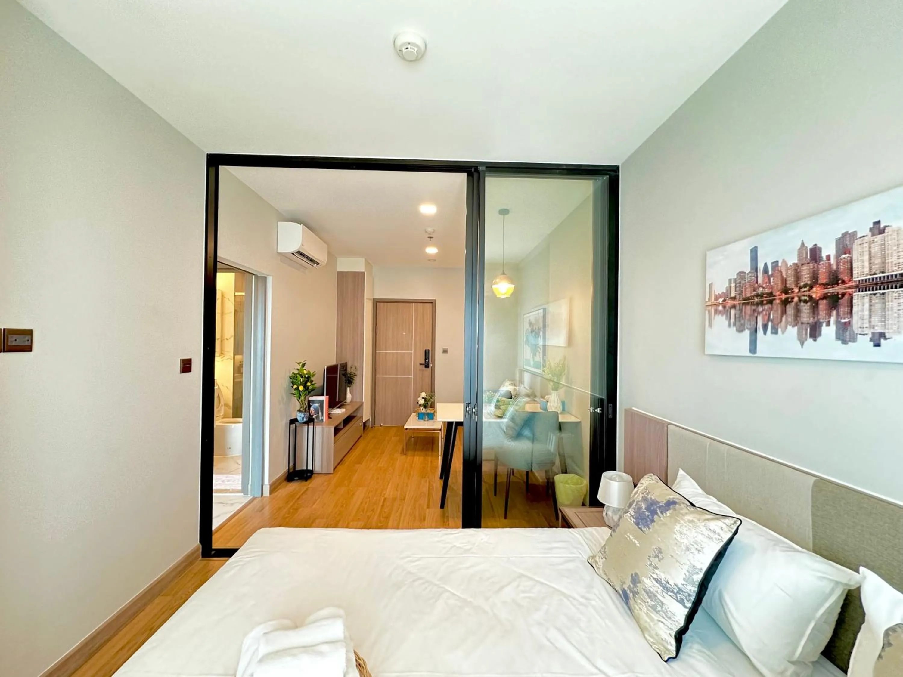 Bed in Astra Sky River Chiang Mai by Fang