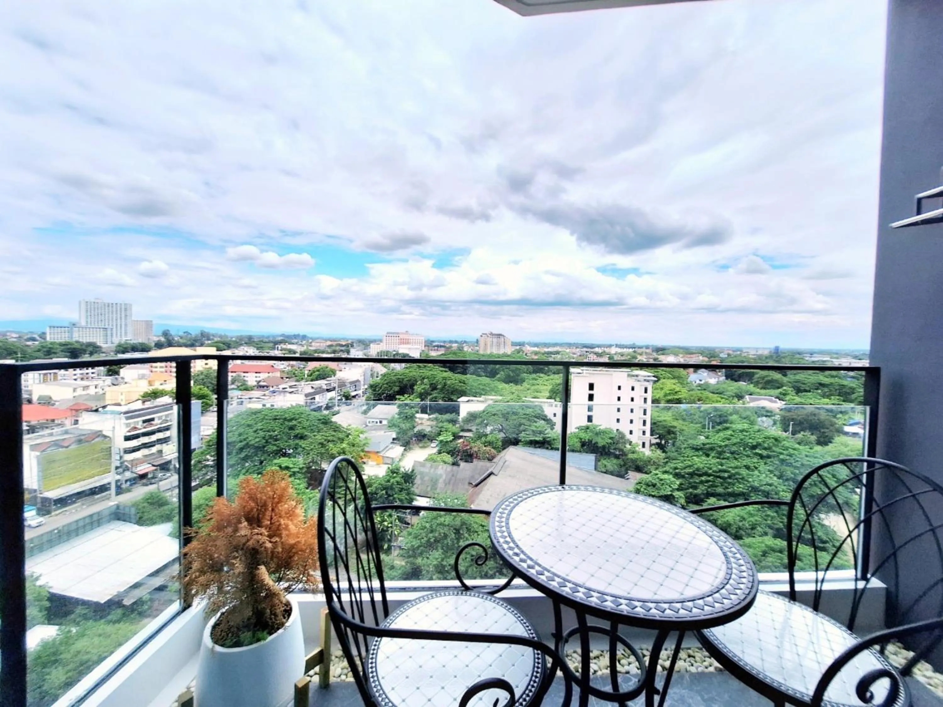 Patio in Astra Sky River Chiang Mai by Fang