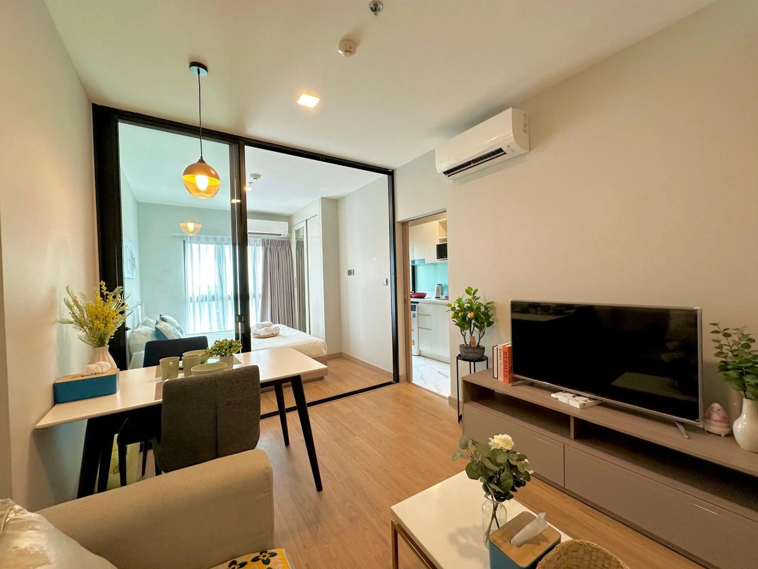 Living room in Astra Sky River Chiang Mai by Fang