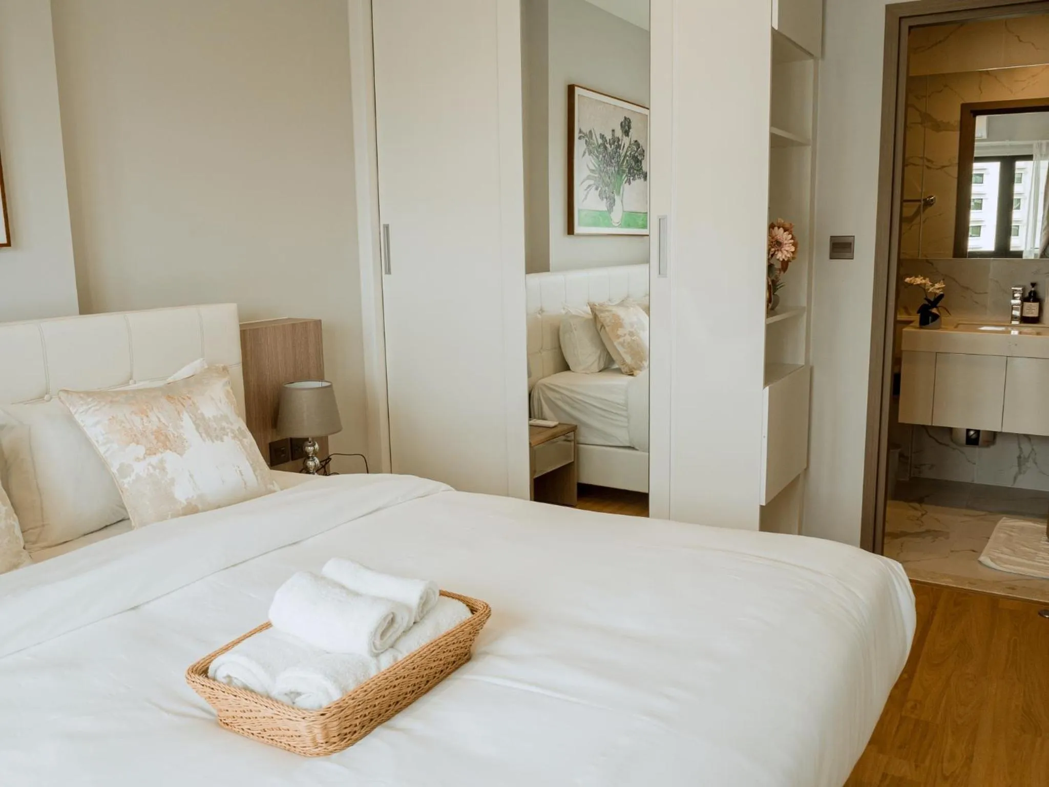 Bed in Astra Sky River Chiang Mai by Fang