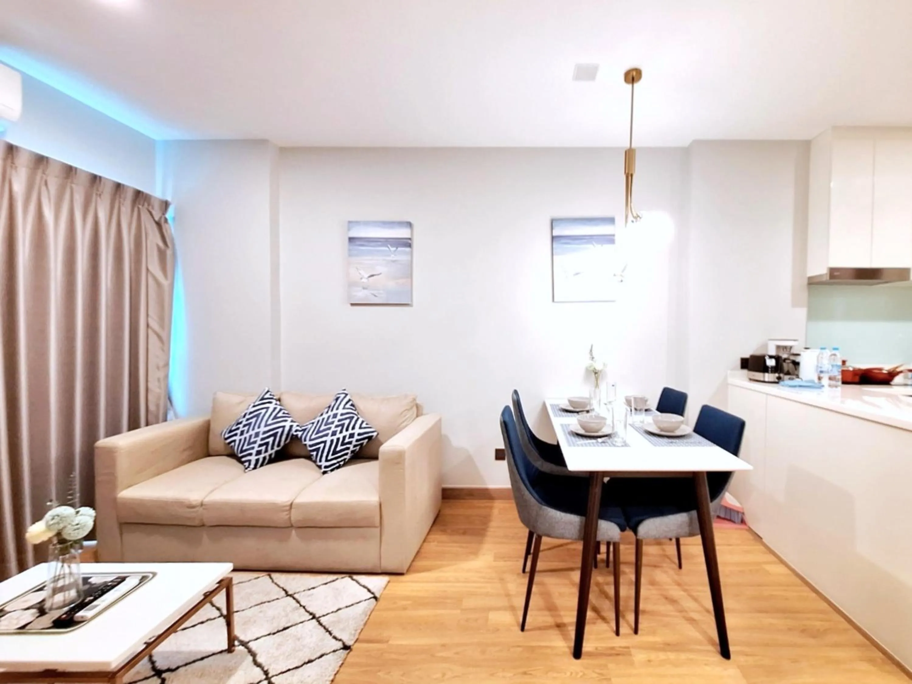 Kitchen or kitchenette in Astra Sky River Chiang Mai by Fang