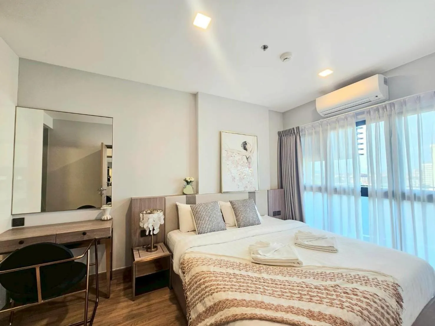 Bed in Astra Sky River Chiang Mai by Fang