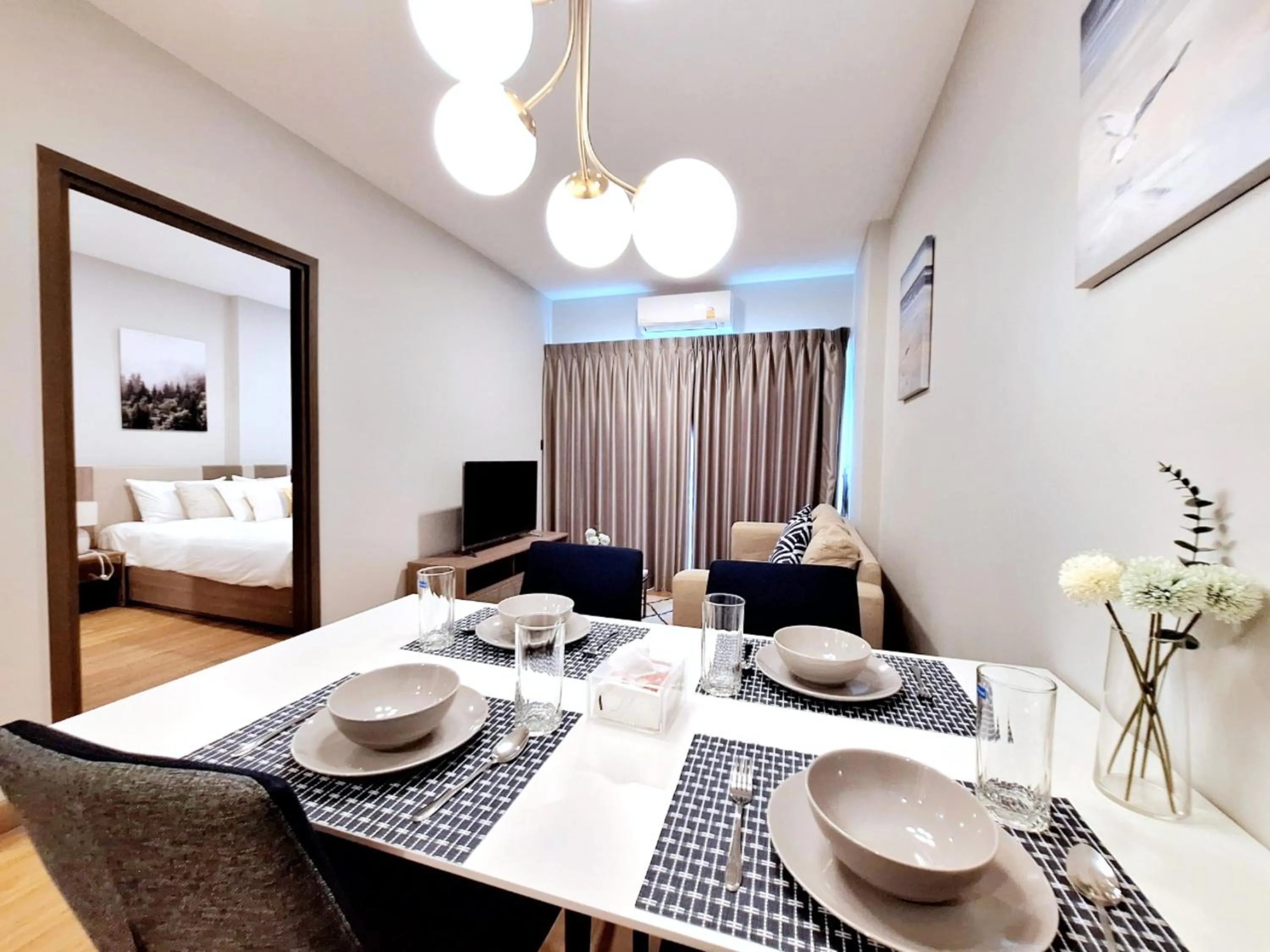 Bed in Astra Sky River Chiang Mai by Fang