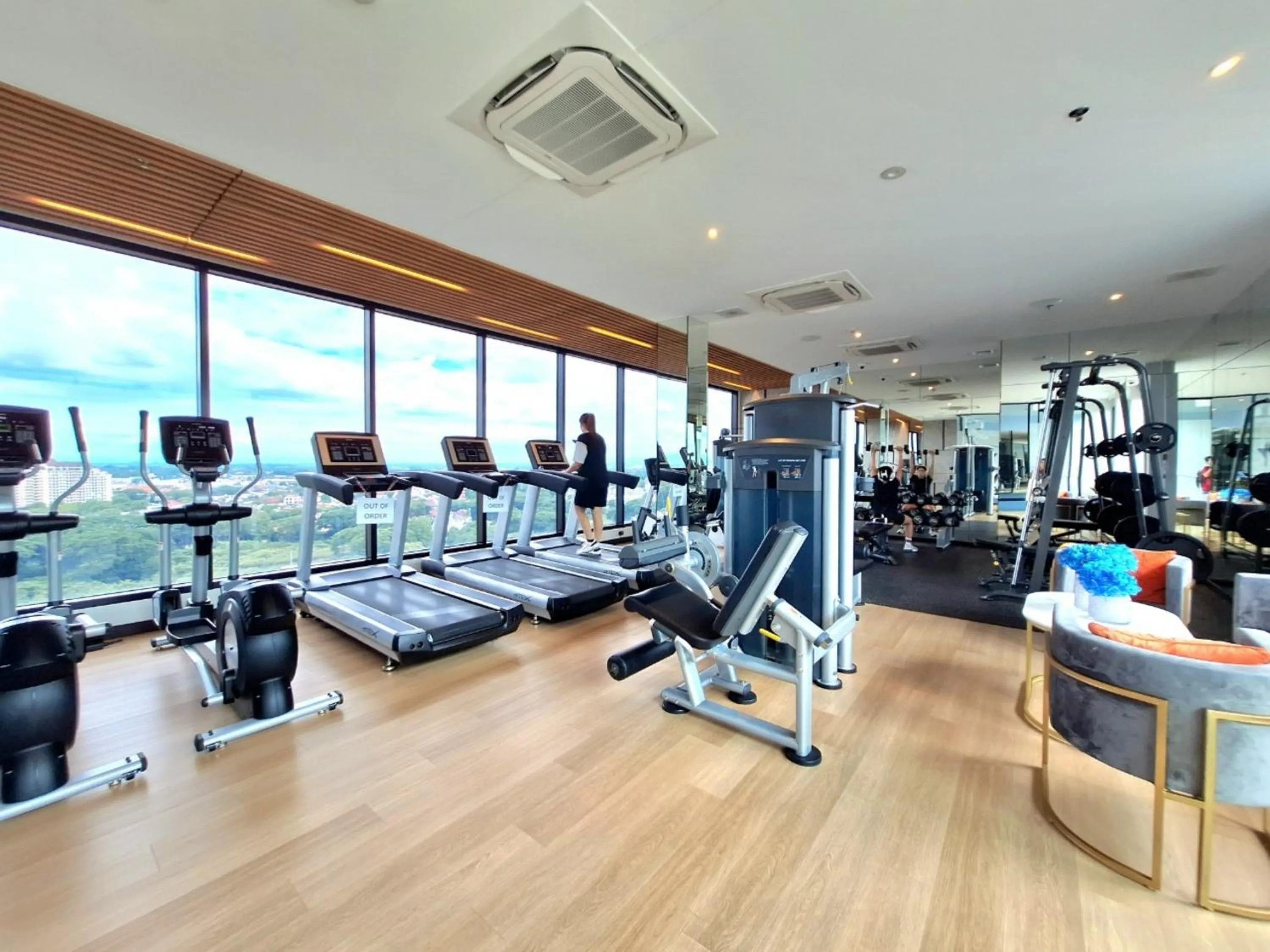 Fitness centre/facilities in Astra Sky River Chiang Mai by Fang