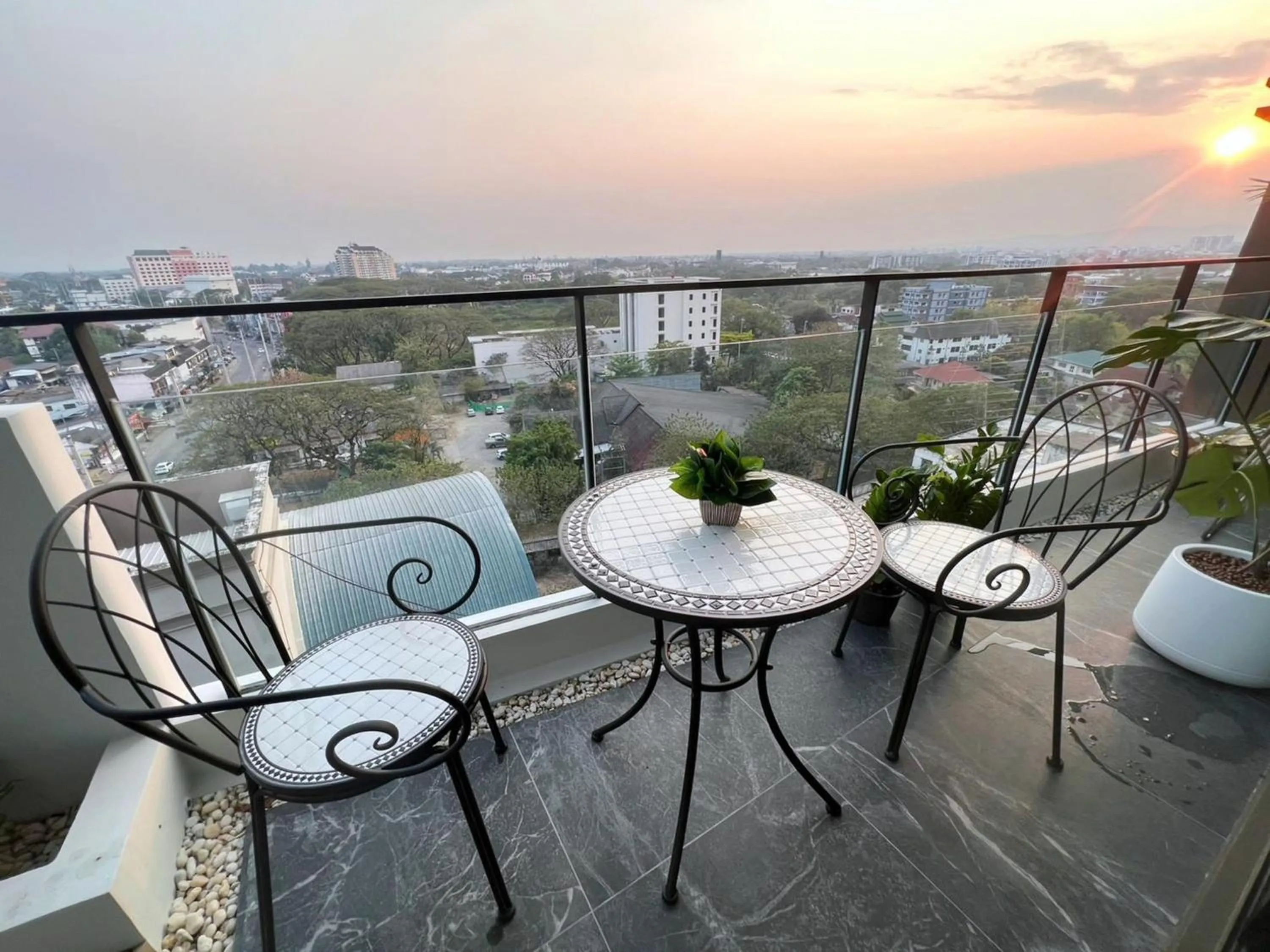 Patio in Astra Sky River Chiang Mai by Fang