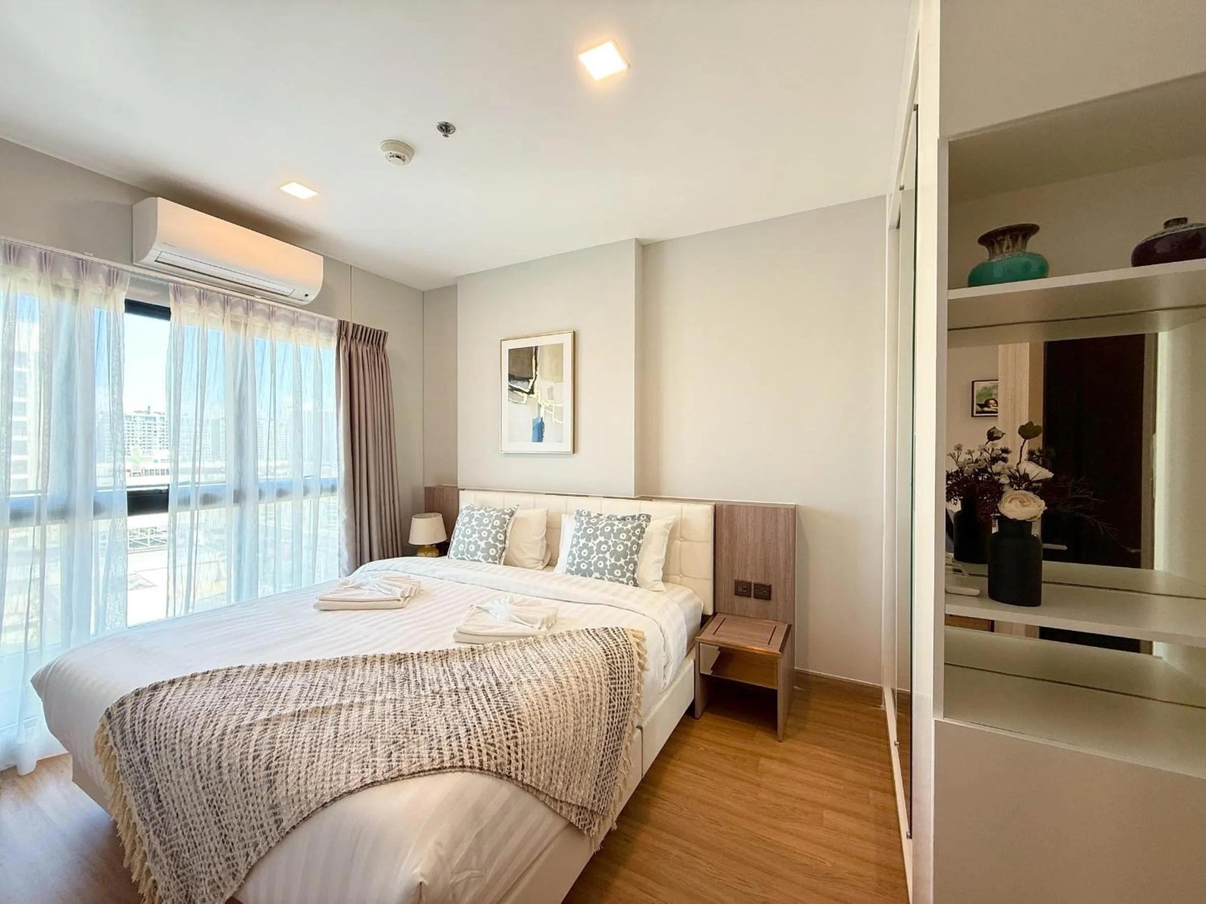 Bed in Astra Sky River Chiang Mai by Fang