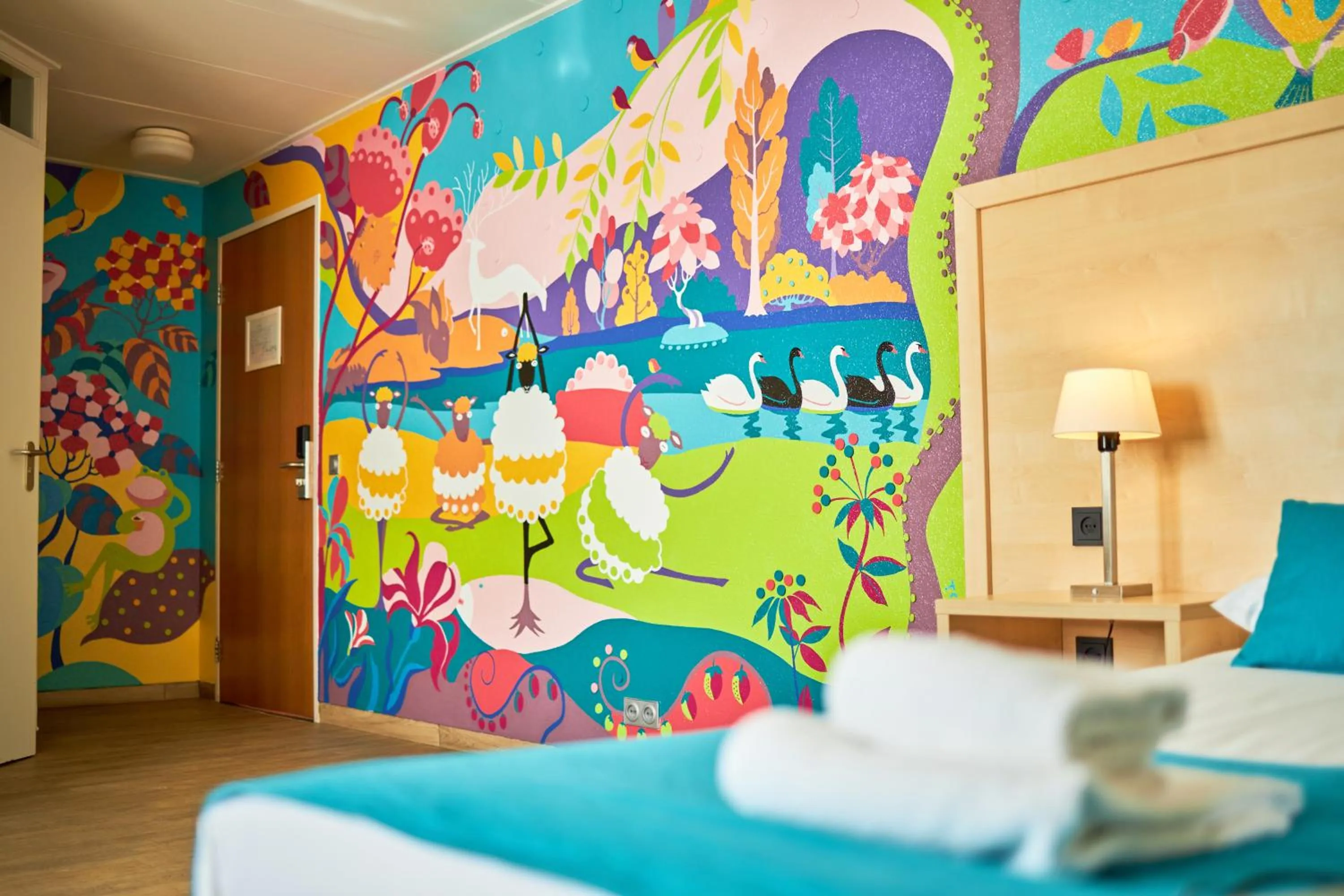 Decorative detail, Bed in Brinkhotel