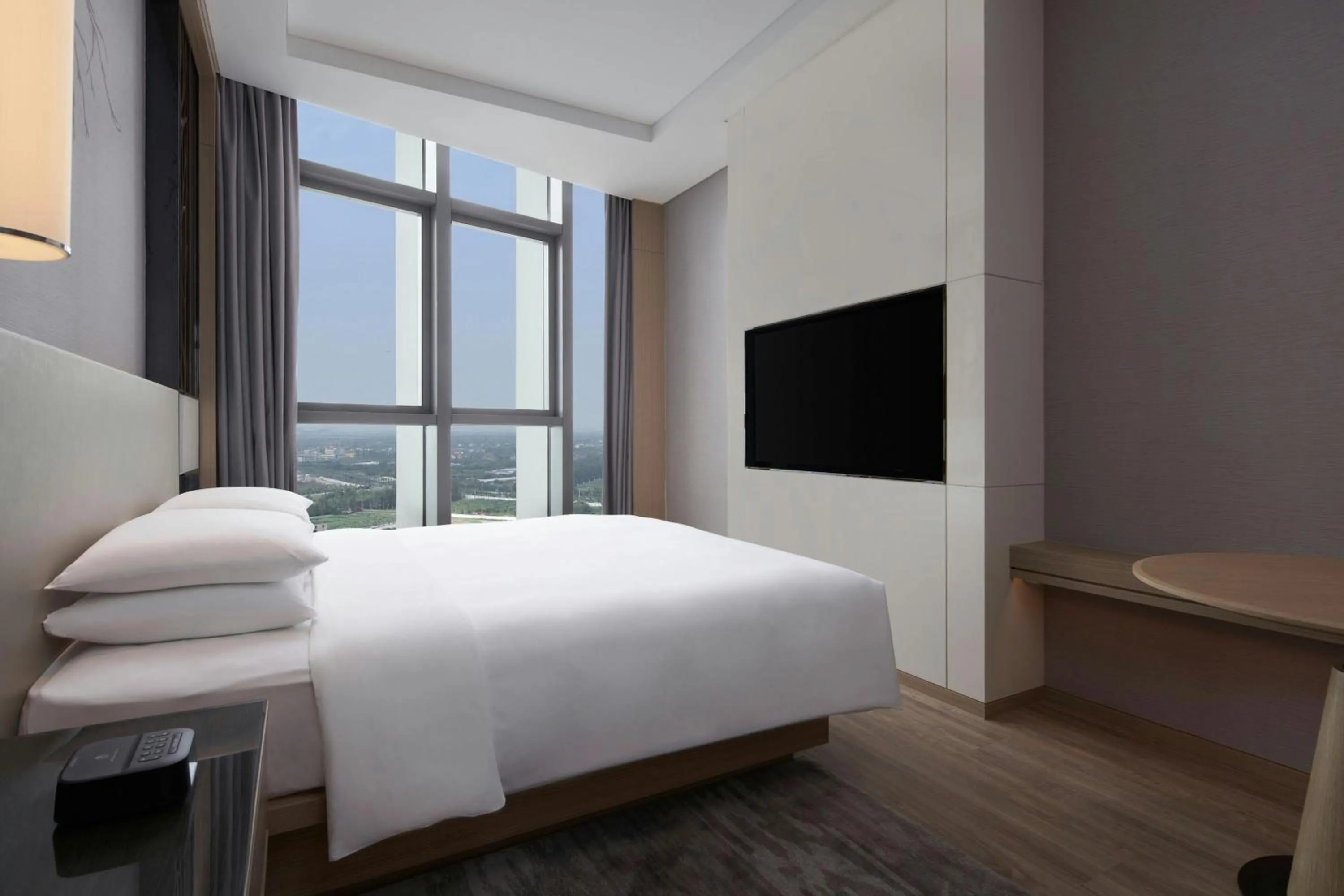 Photo of the whole room, Bed in Courtyard by Marriott Hangzhou Xihu