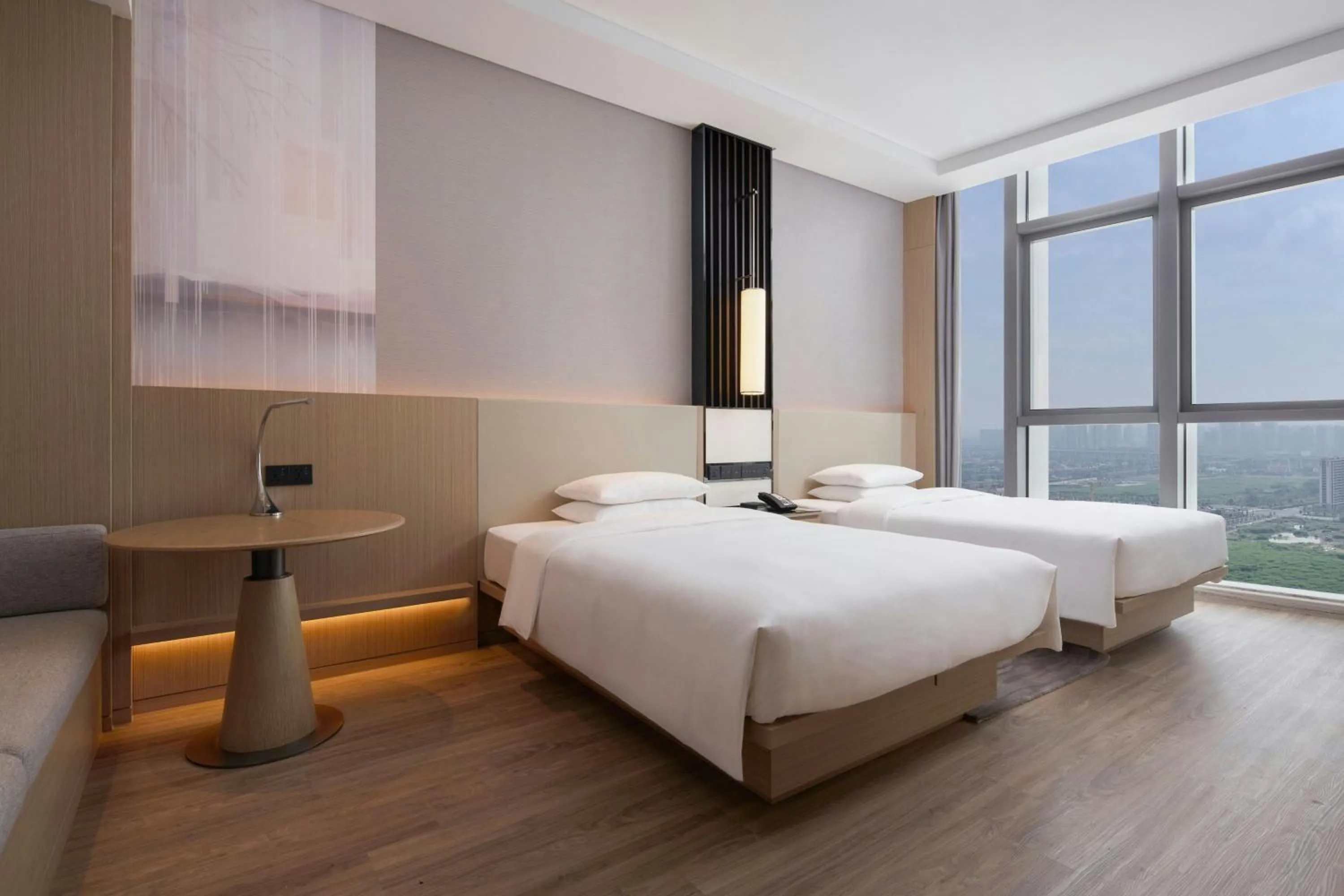 Photo of the whole room, Bed in Courtyard by Marriott Hangzhou Xihu