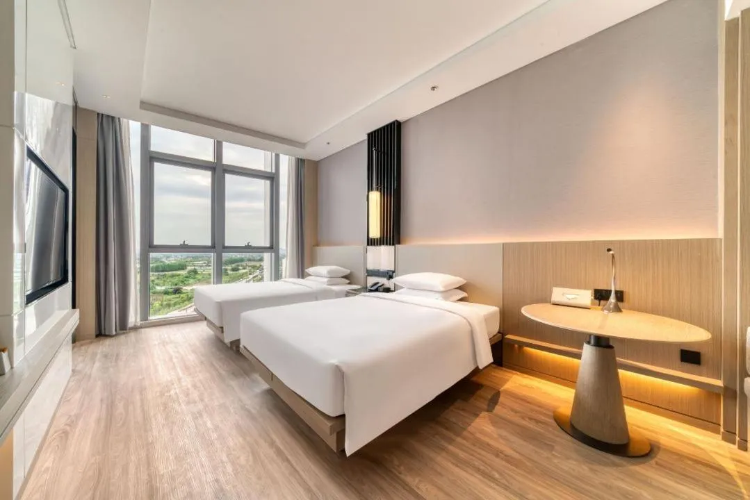 Bedroom, Bed in Courtyard by Marriott Hangzhou Xihu