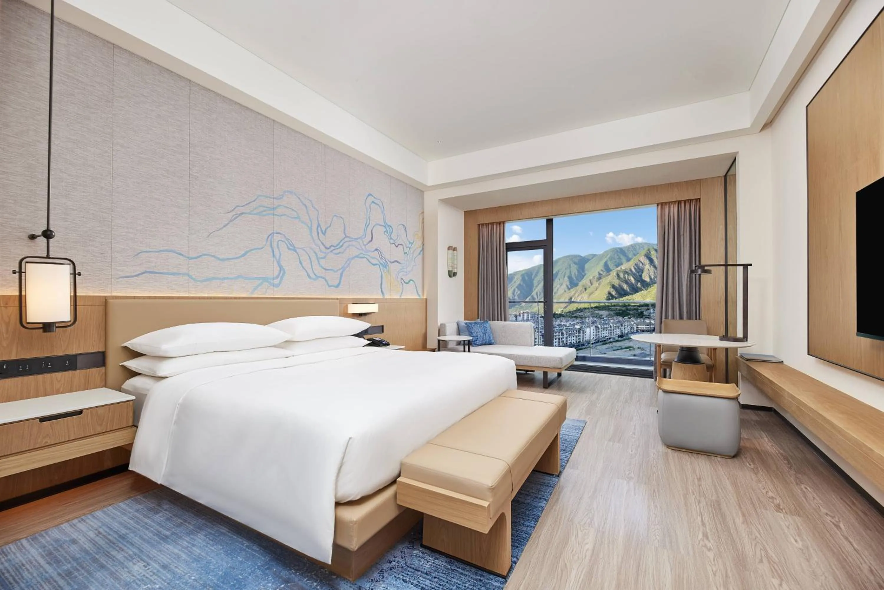 Photo of the whole room, Bed in Delta Hotels by Marriott Jiuzhaigou