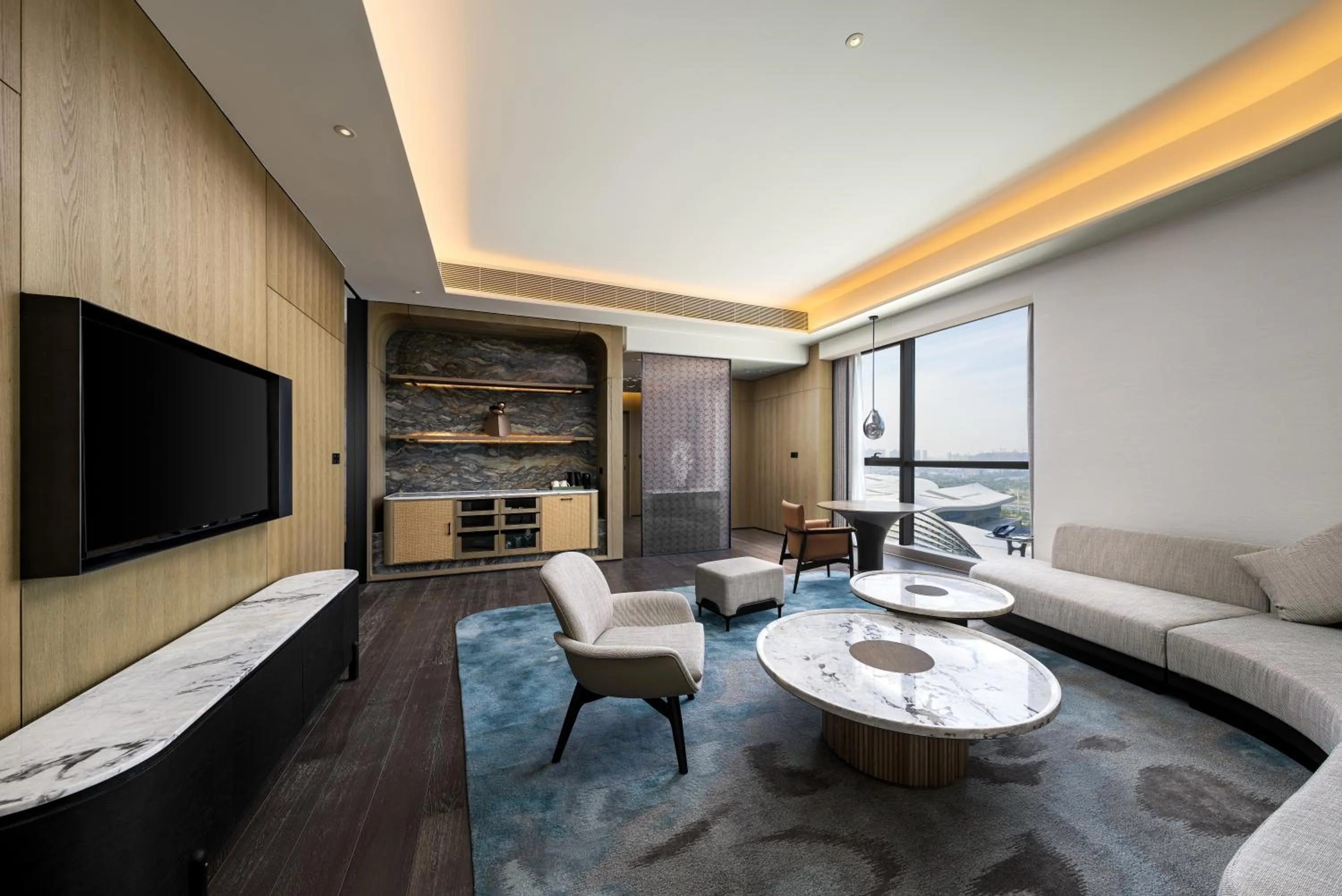 Living room in The Westin Yantai
