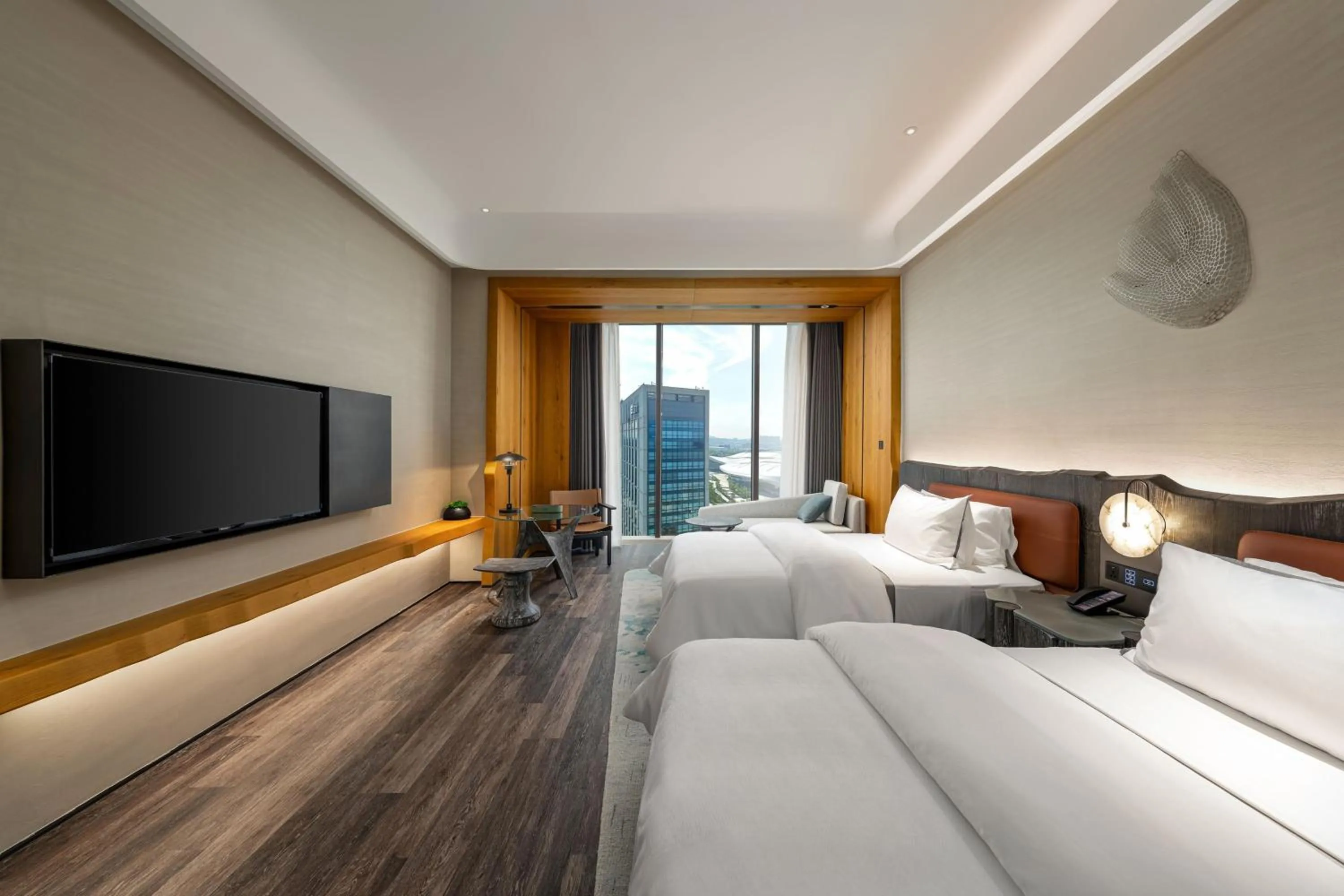 Photo of the whole room, Bed in The Westin Yantai