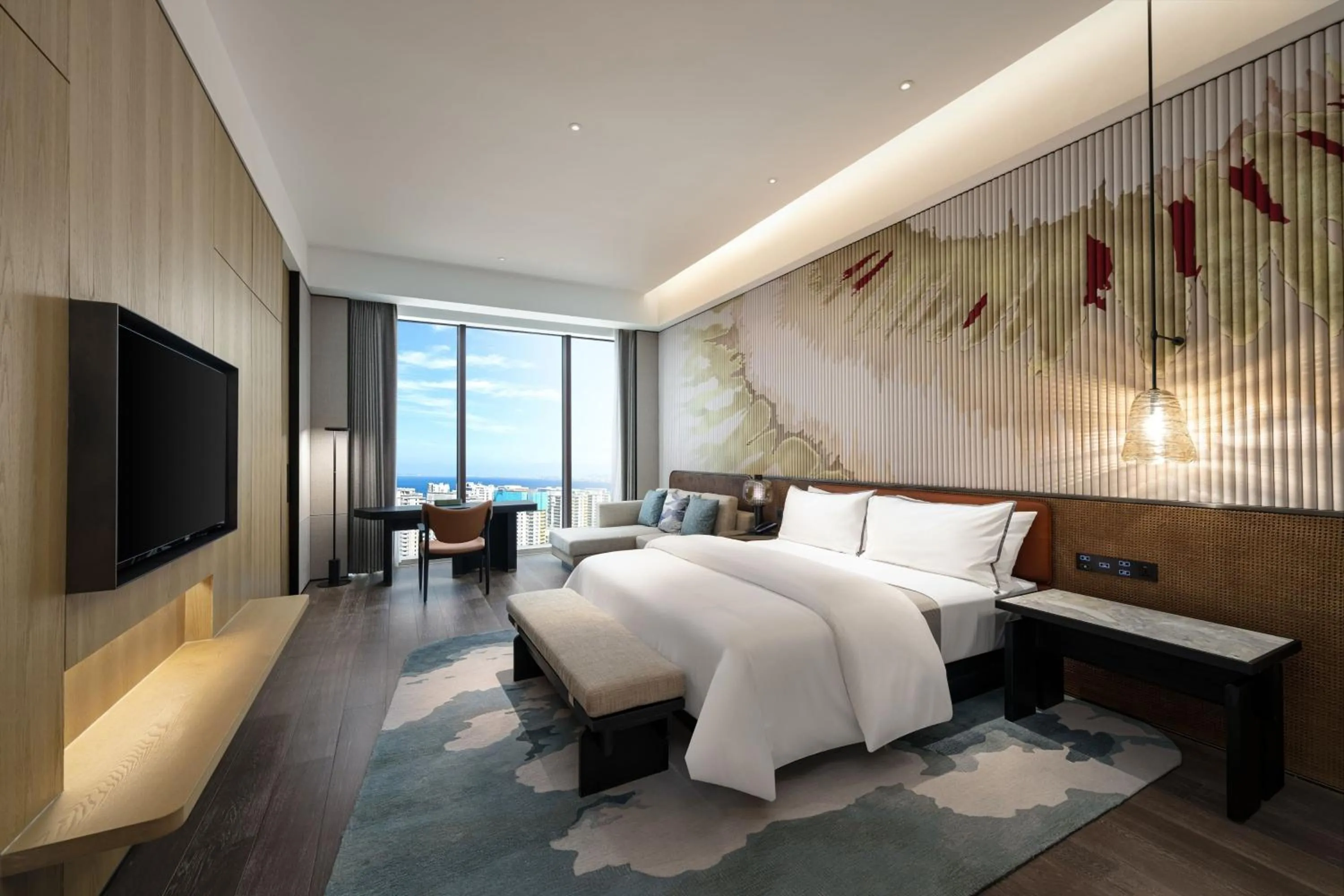 Bedroom, Bed in The Westin Yantai
