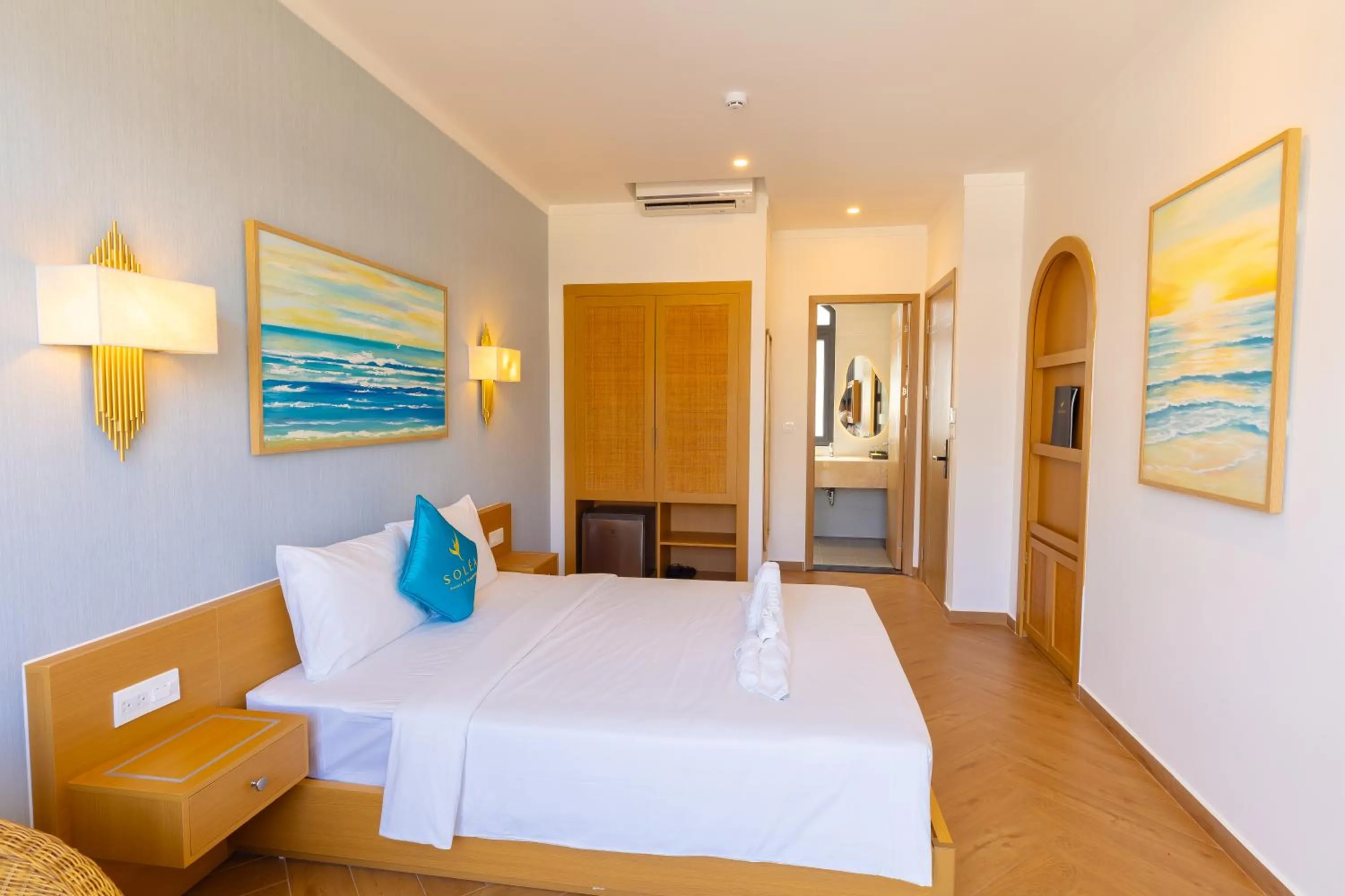 Bed in SOLÉA Hotel GrandWorld Phu Quoc