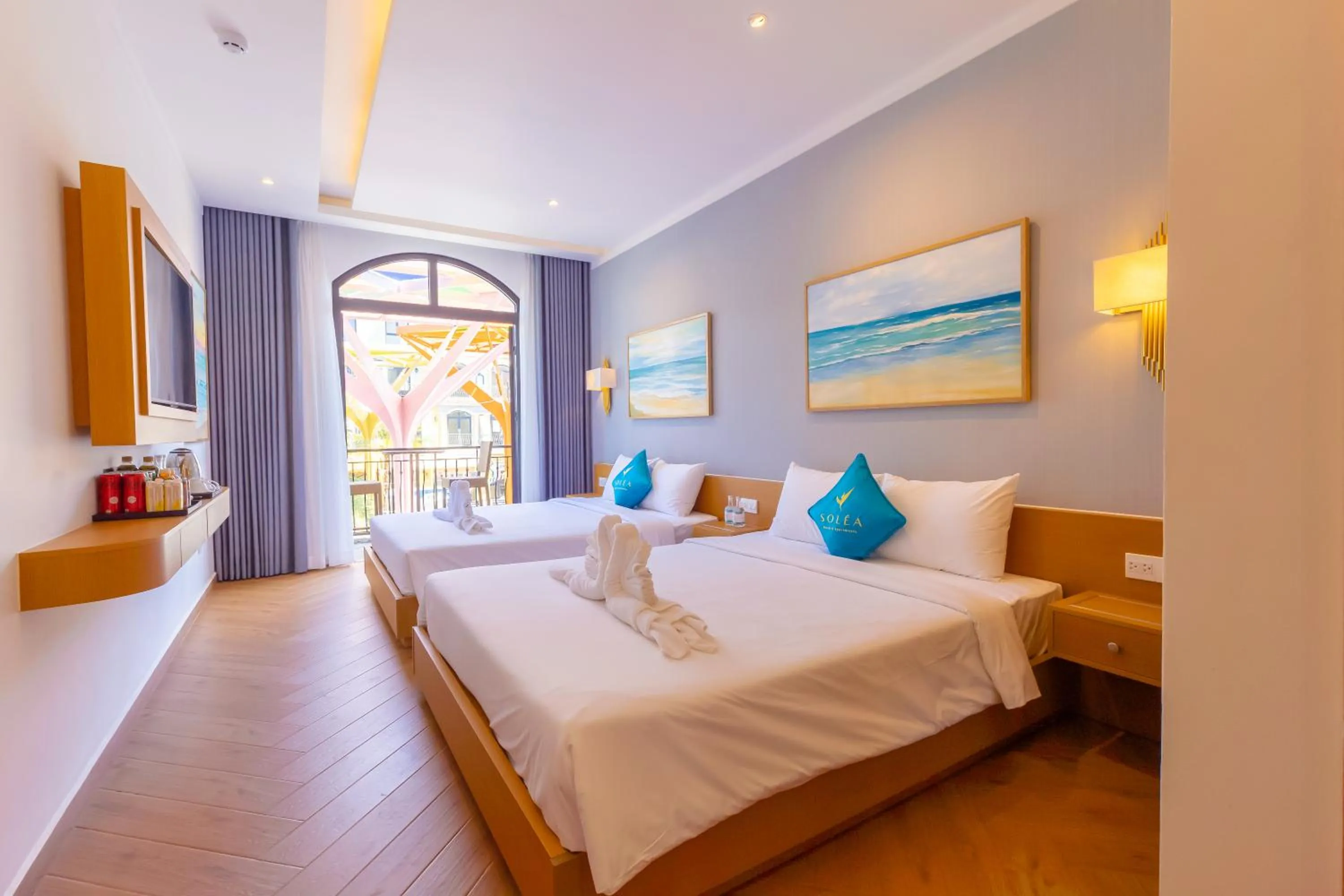 Bed in SOLÉA Hotel GrandWorld Phu Quoc