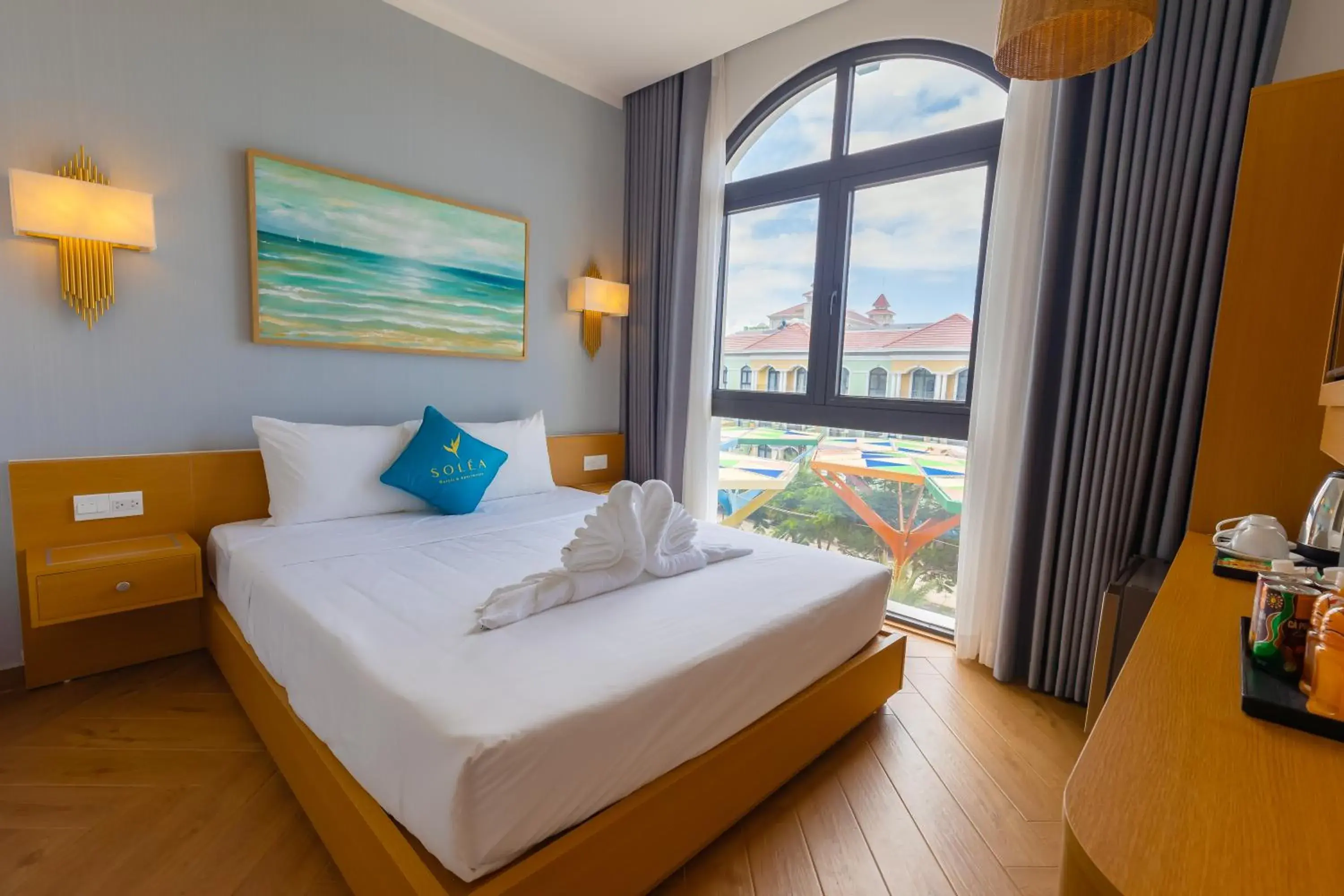 Bed in SOLÉA Hotel GrandWorld Phu Quoc Bed in SOLÉA Hotel GrandWorld Phu Quoc