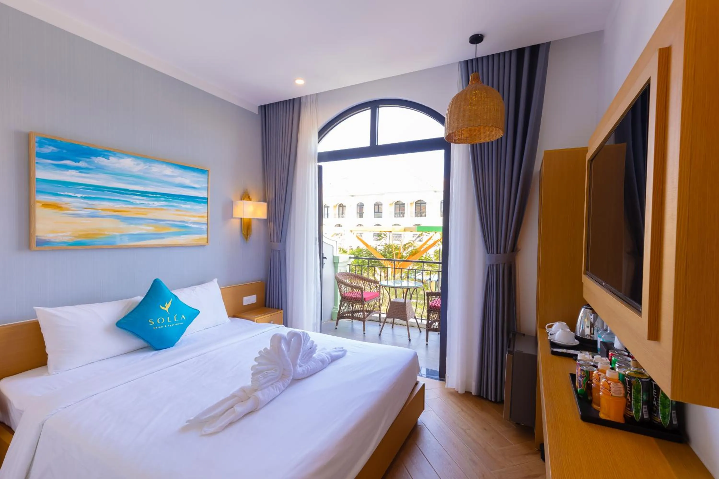 Bed in SOLÉA Hotel GrandWorld Phu Quoc