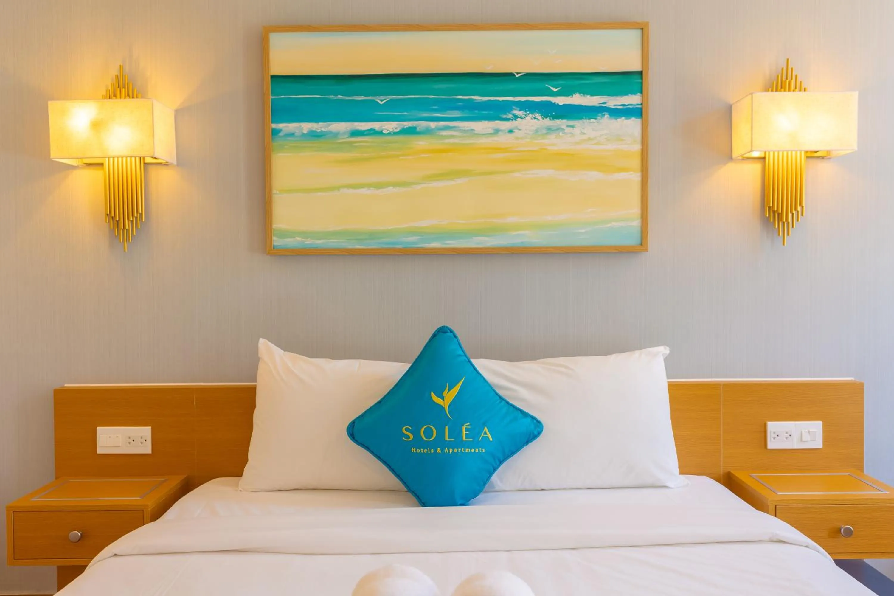 Bed in SOLÉA Hotel GrandWorld Phu Quoc