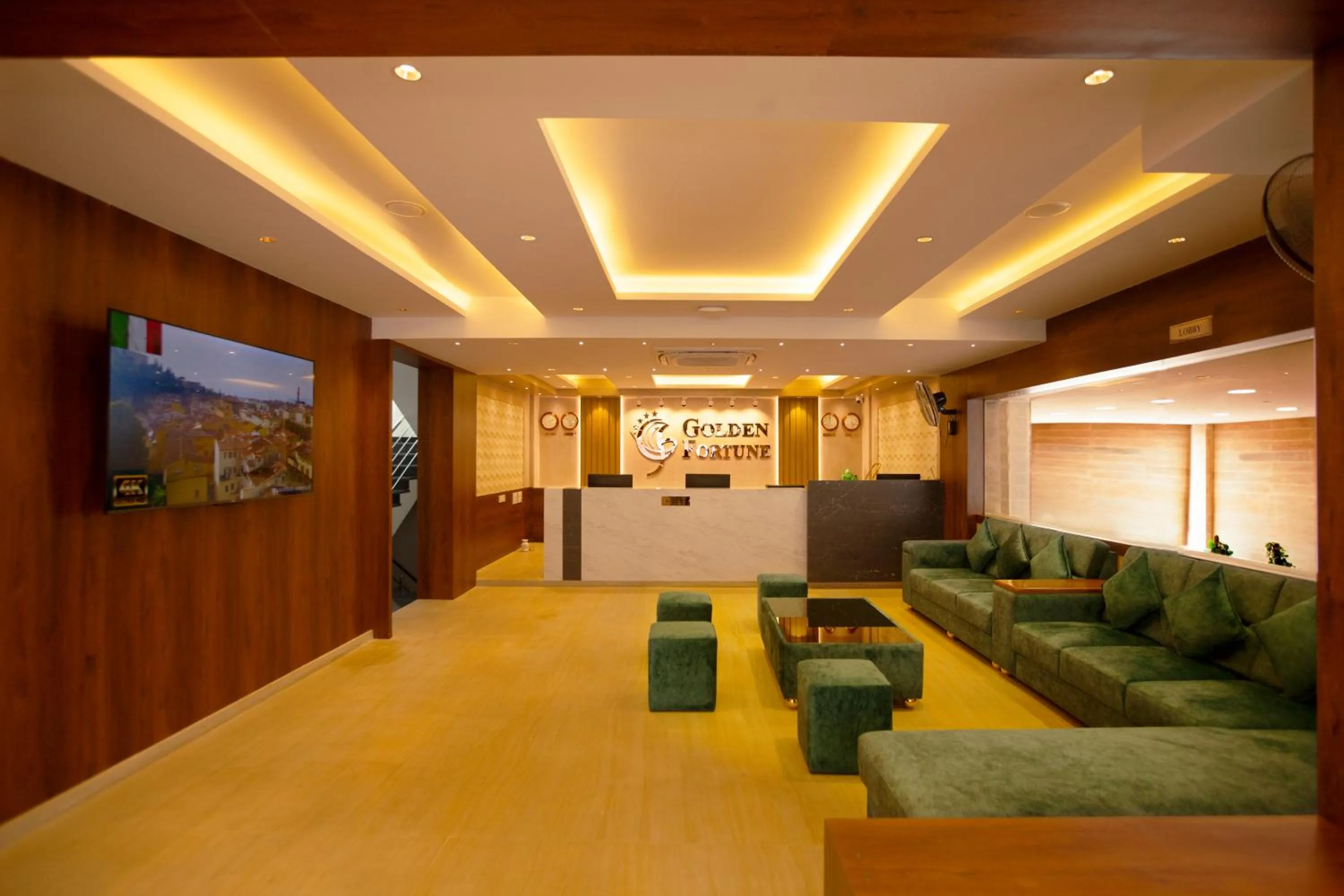 Lobby or reception in Golden Fortune Inn Hotel