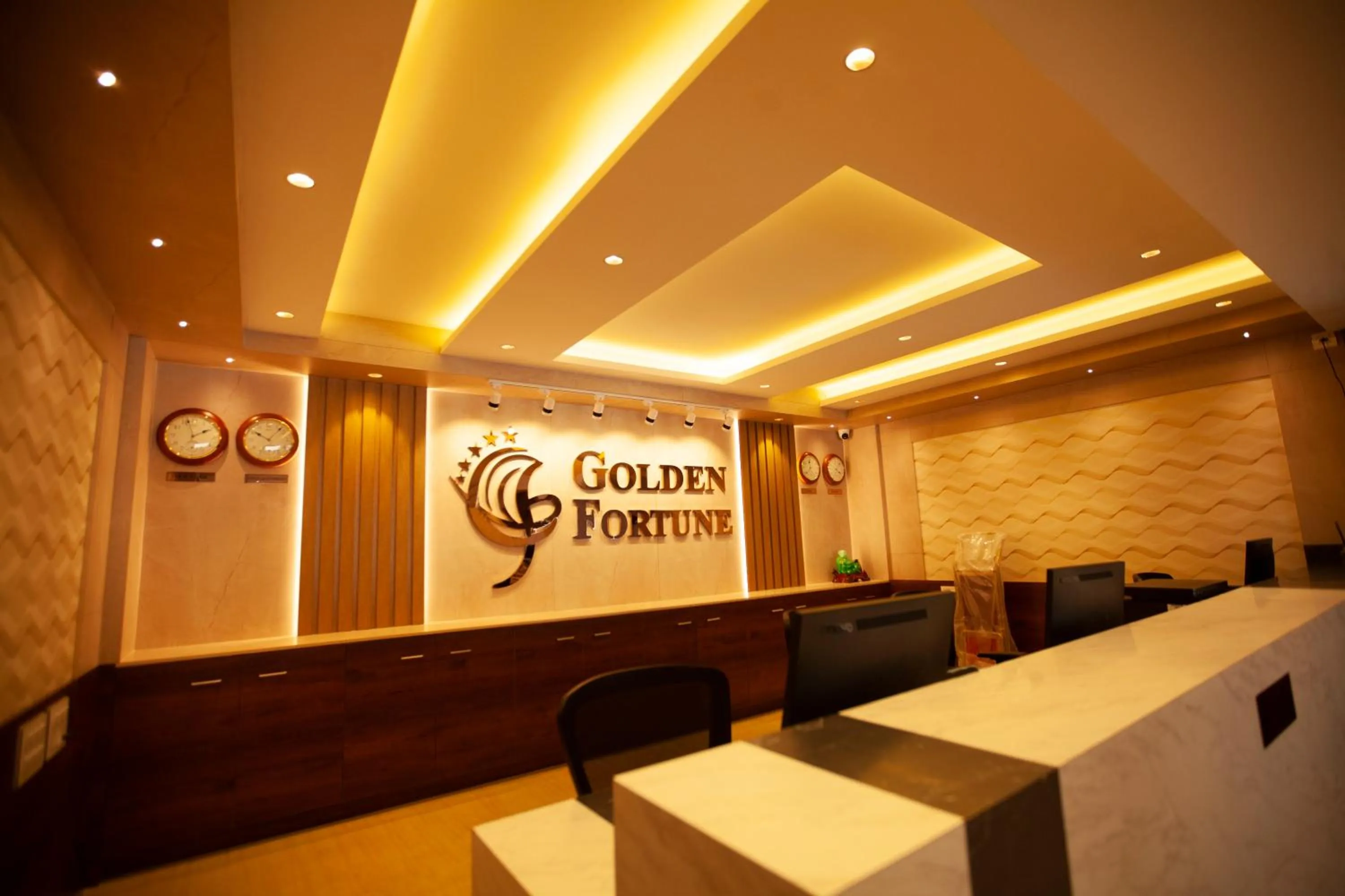 Lobby or reception in Golden Fortune Inn Hotel