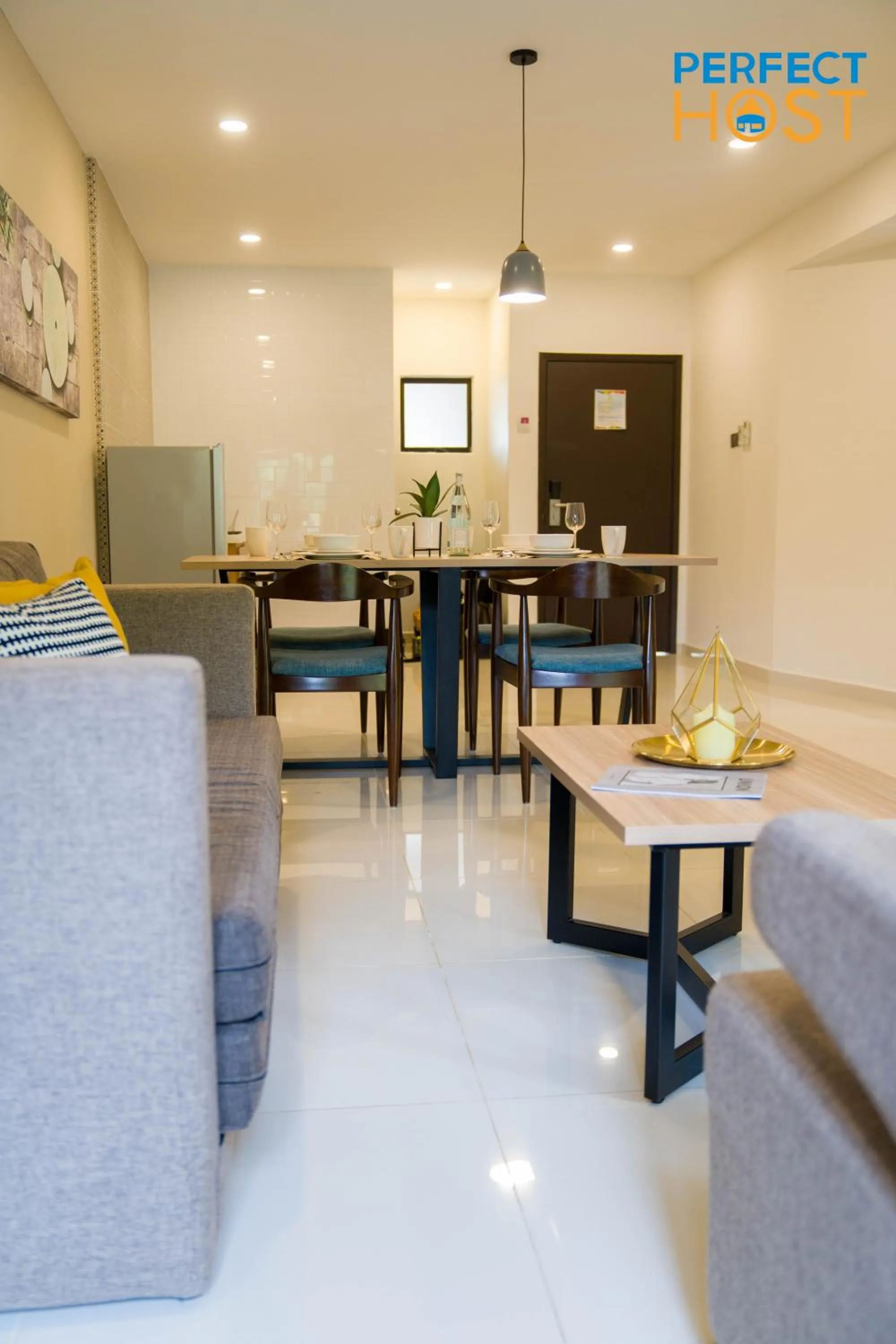 Living room in Damai Laut Escape by Perfect Host