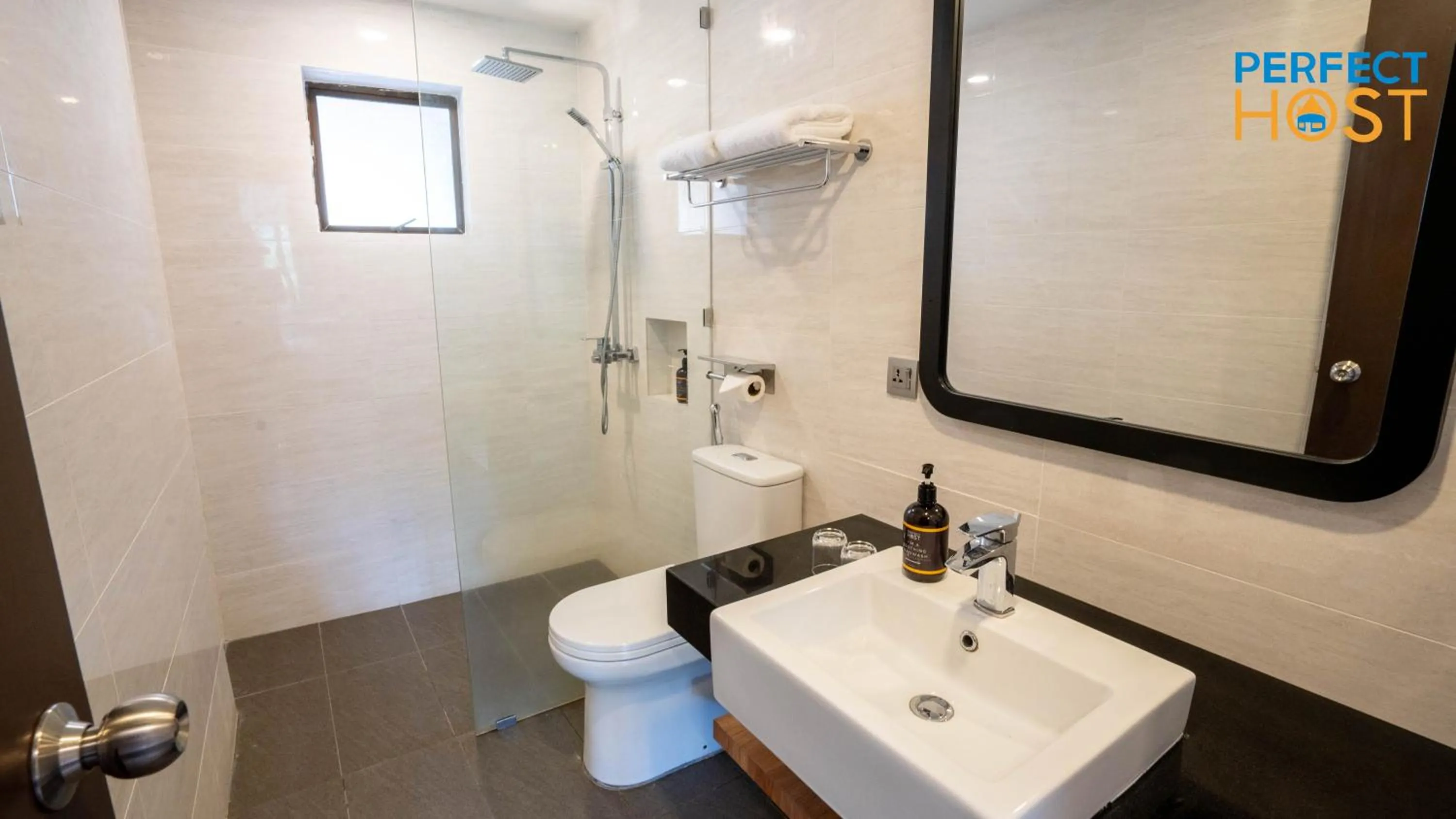 Bathroom in Damai Laut Escape by Perfect Host