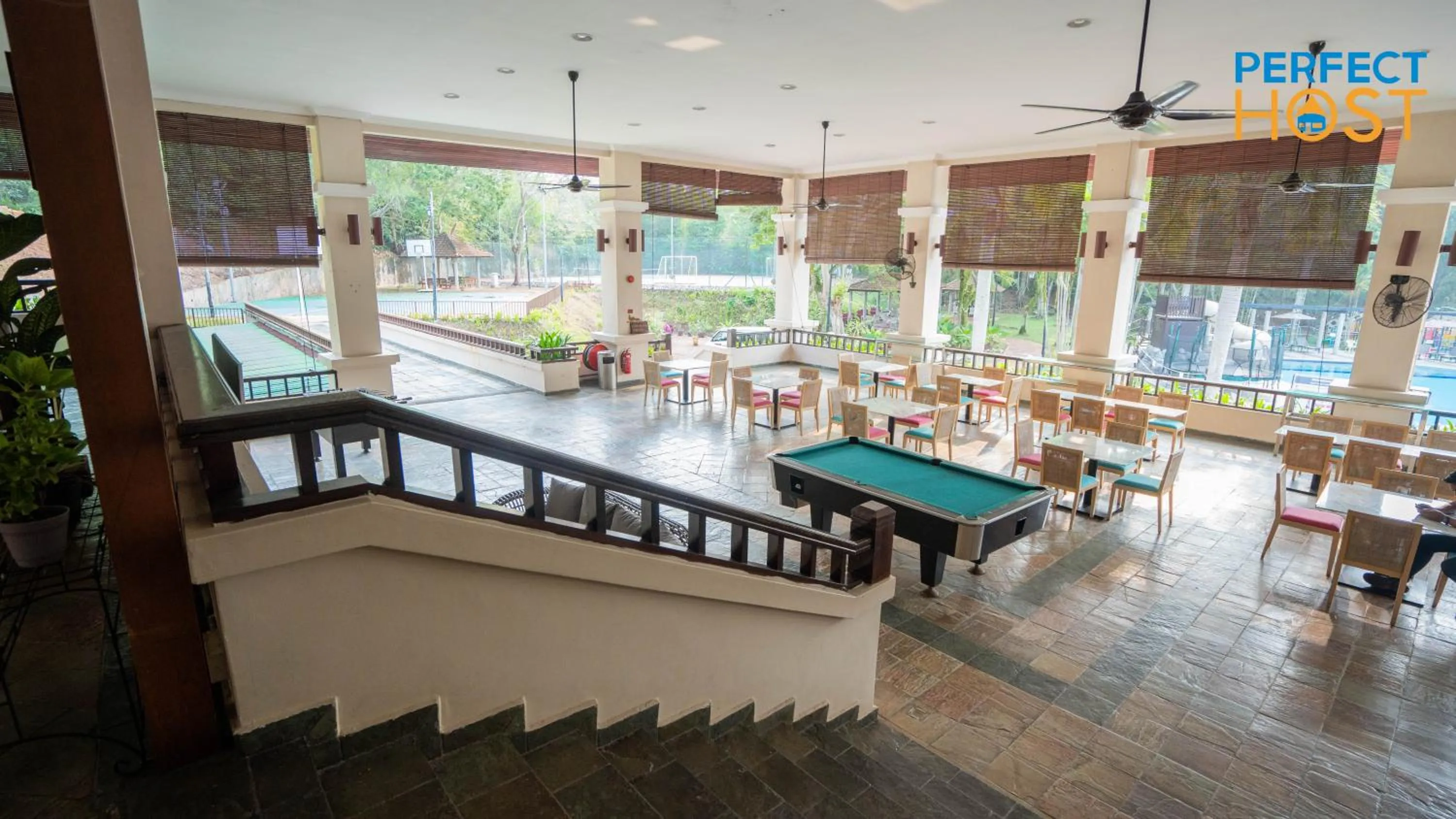 Seating area in Damai Laut Escape by Perfect Host