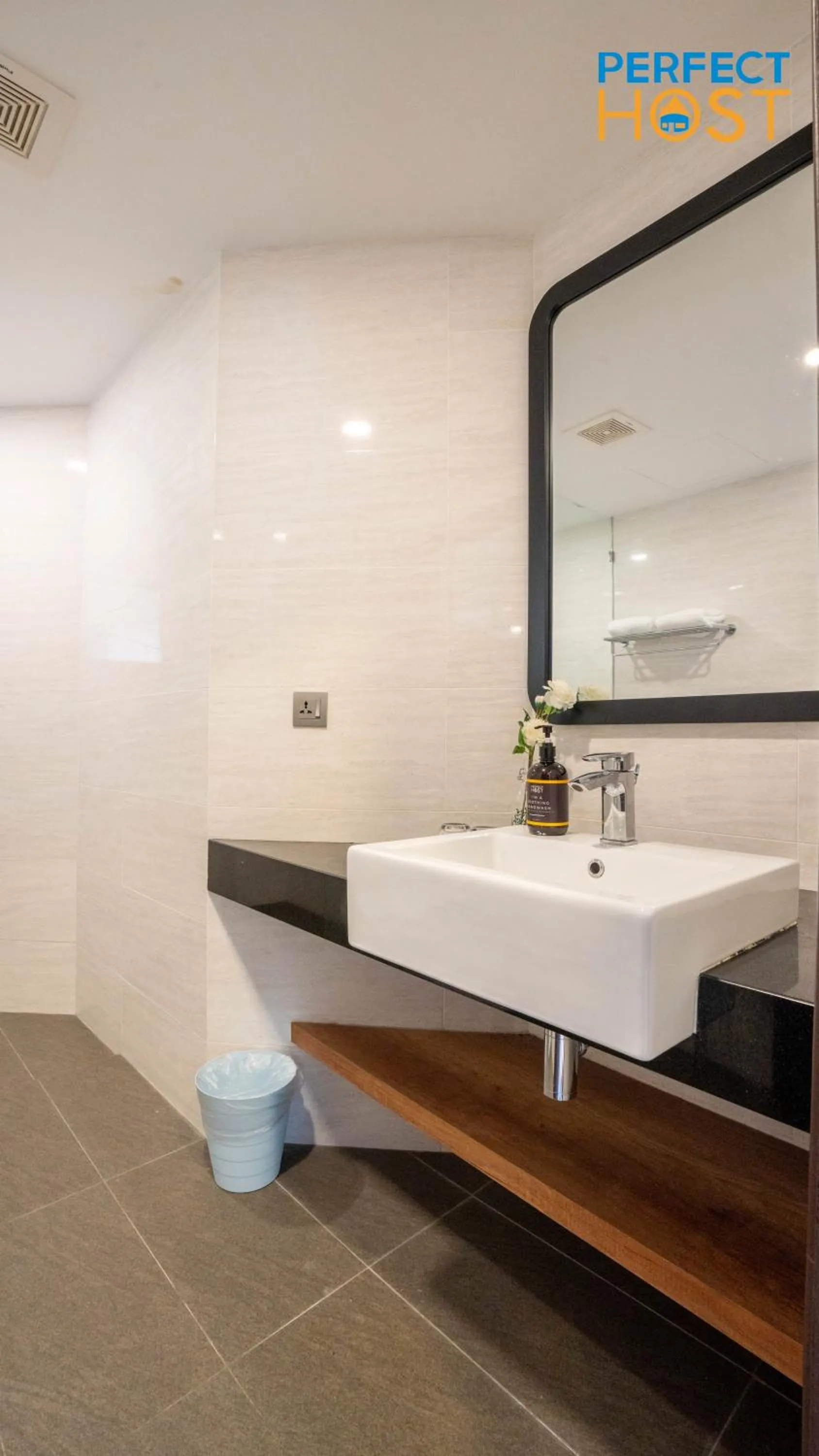 Bathroom in Damai Laut Escape by Perfect Host