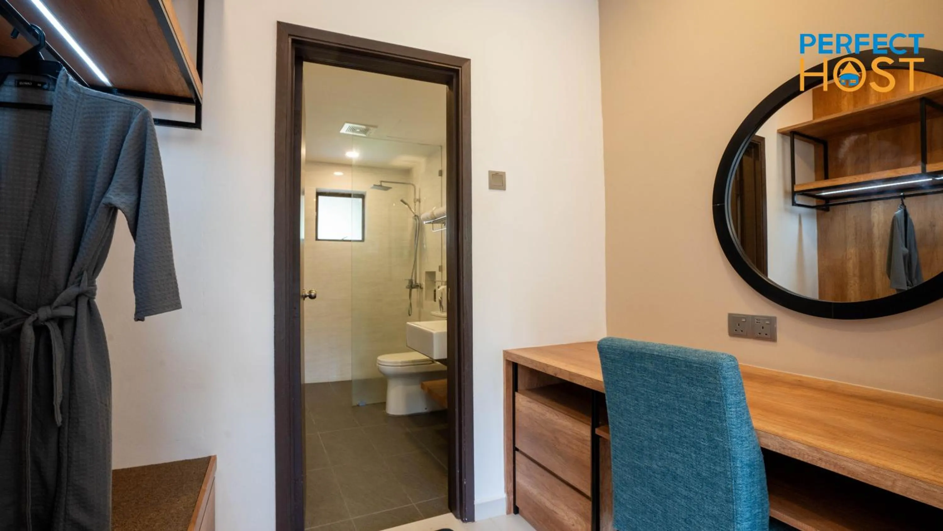 Bathroom in Damai Laut Escape by Perfect Host