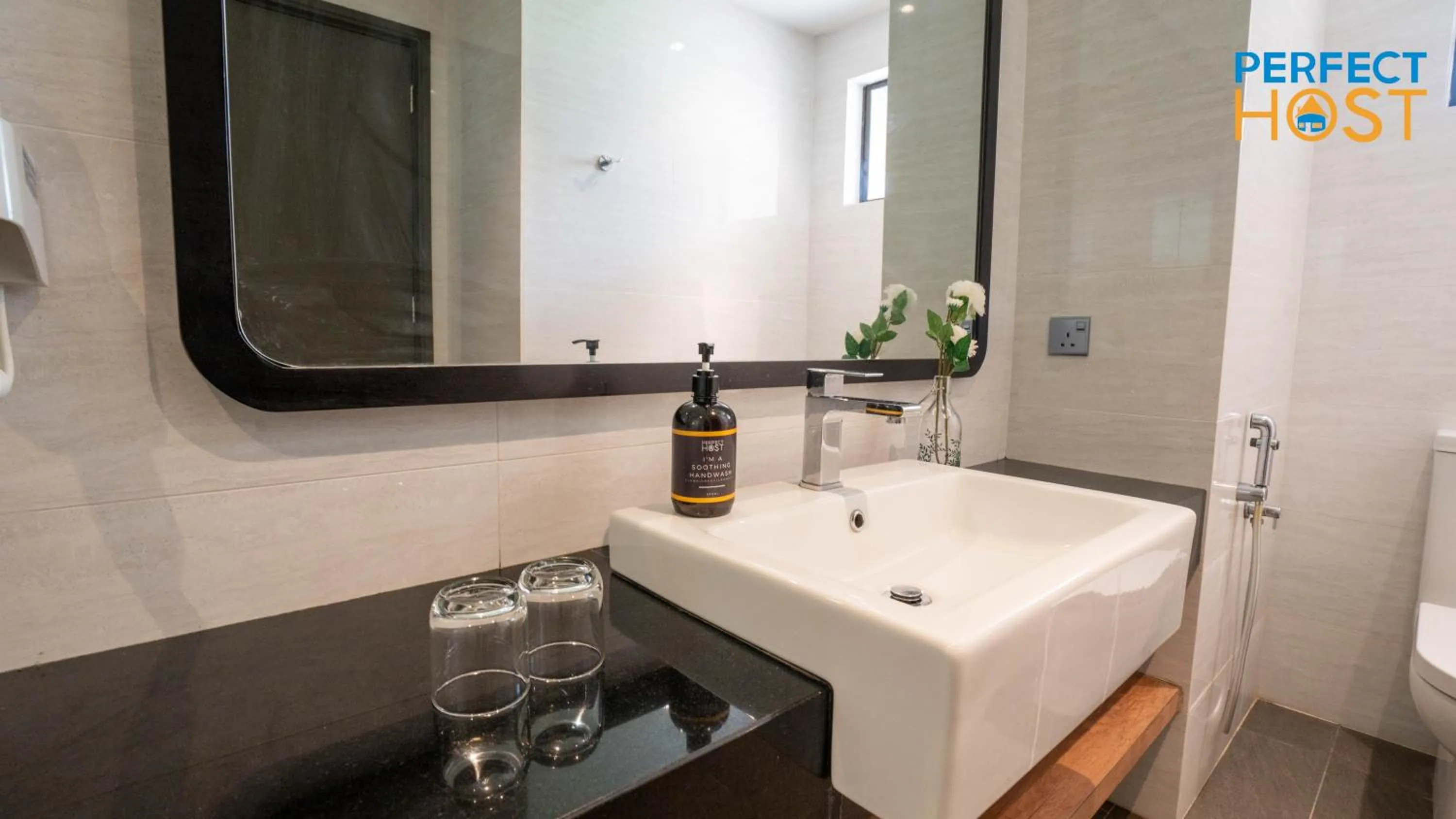 Bathroom in Damai Laut Escape by Perfect Host