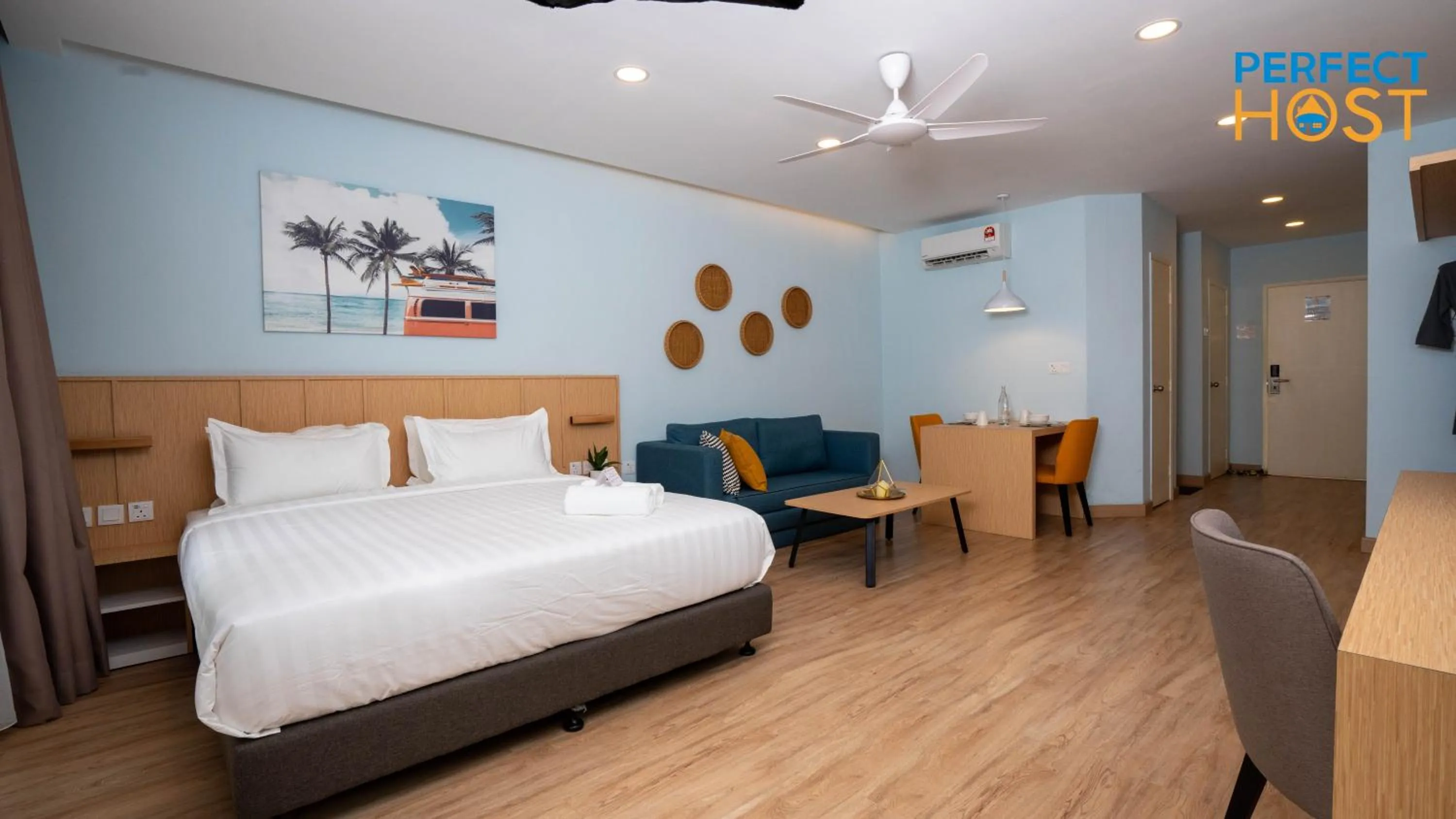 Bed in Damai Laut Escape by Perfect Host