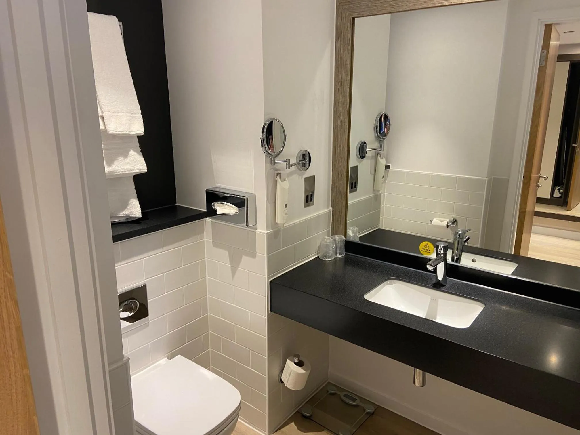 Shower in Holiday Inn Lincoln by IHG