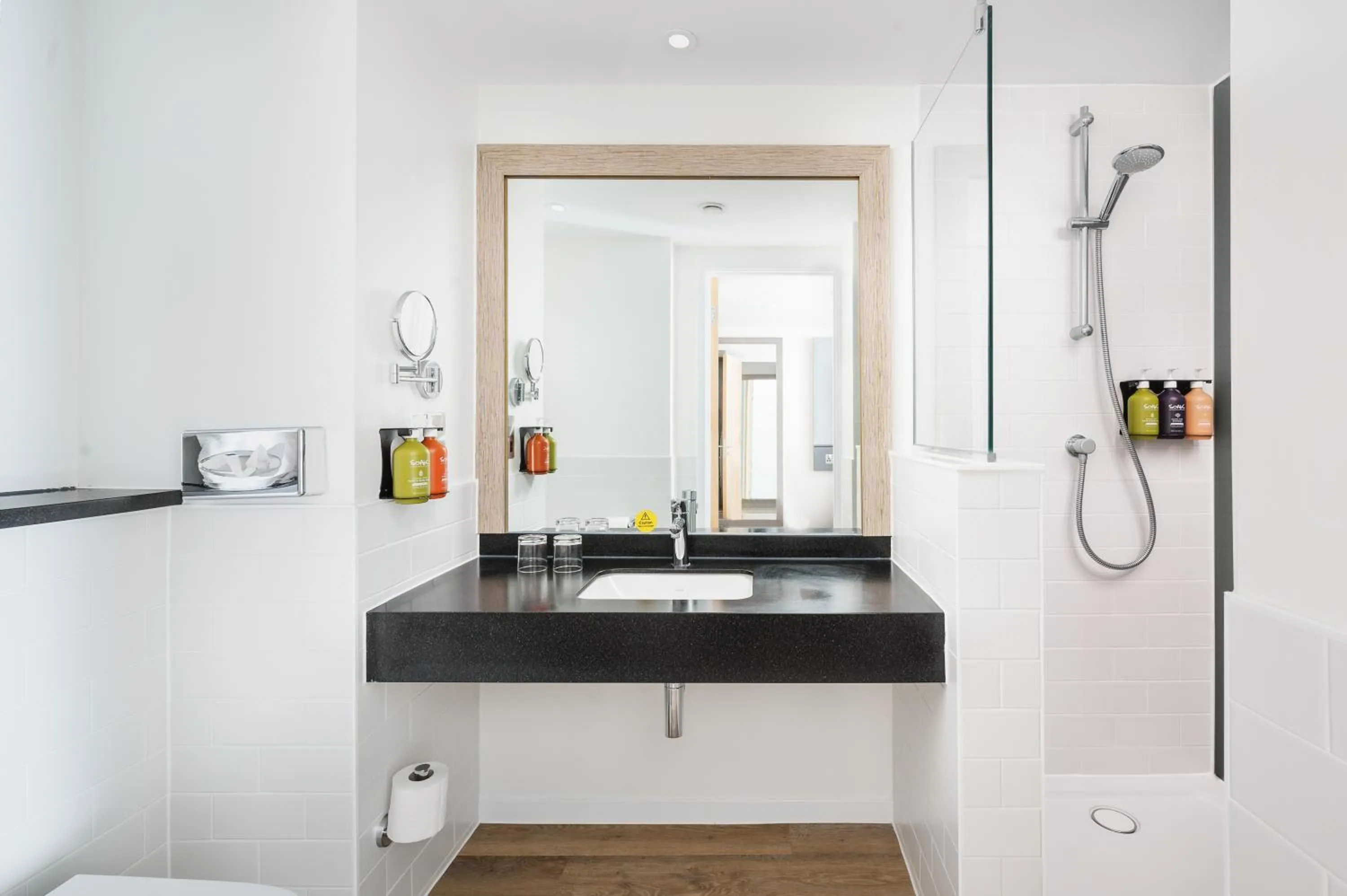 Shower in Holiday Inn Lincoln by IHG