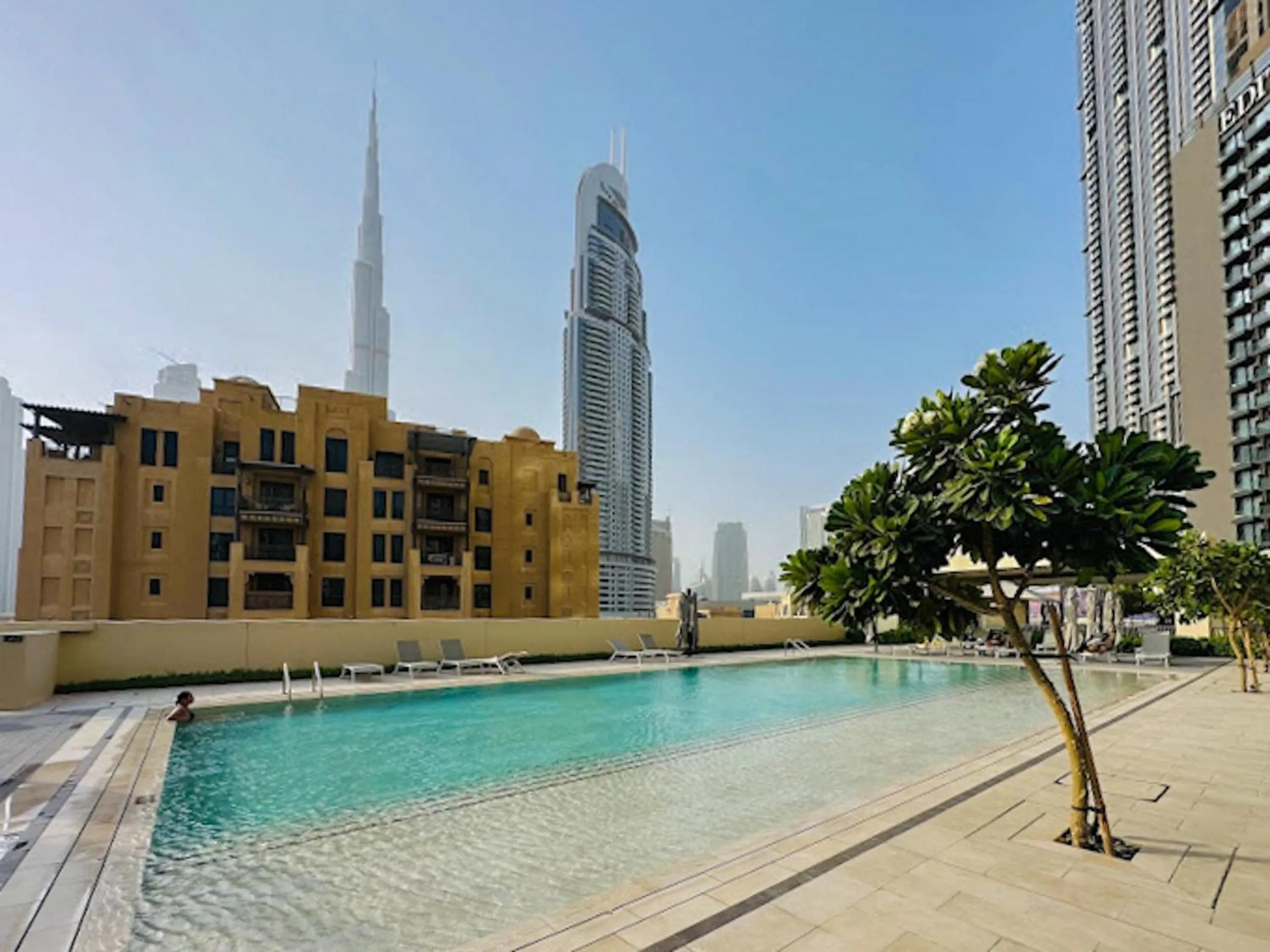 Swimming pool in EDEN'S Homes & Villas - Burj Royale