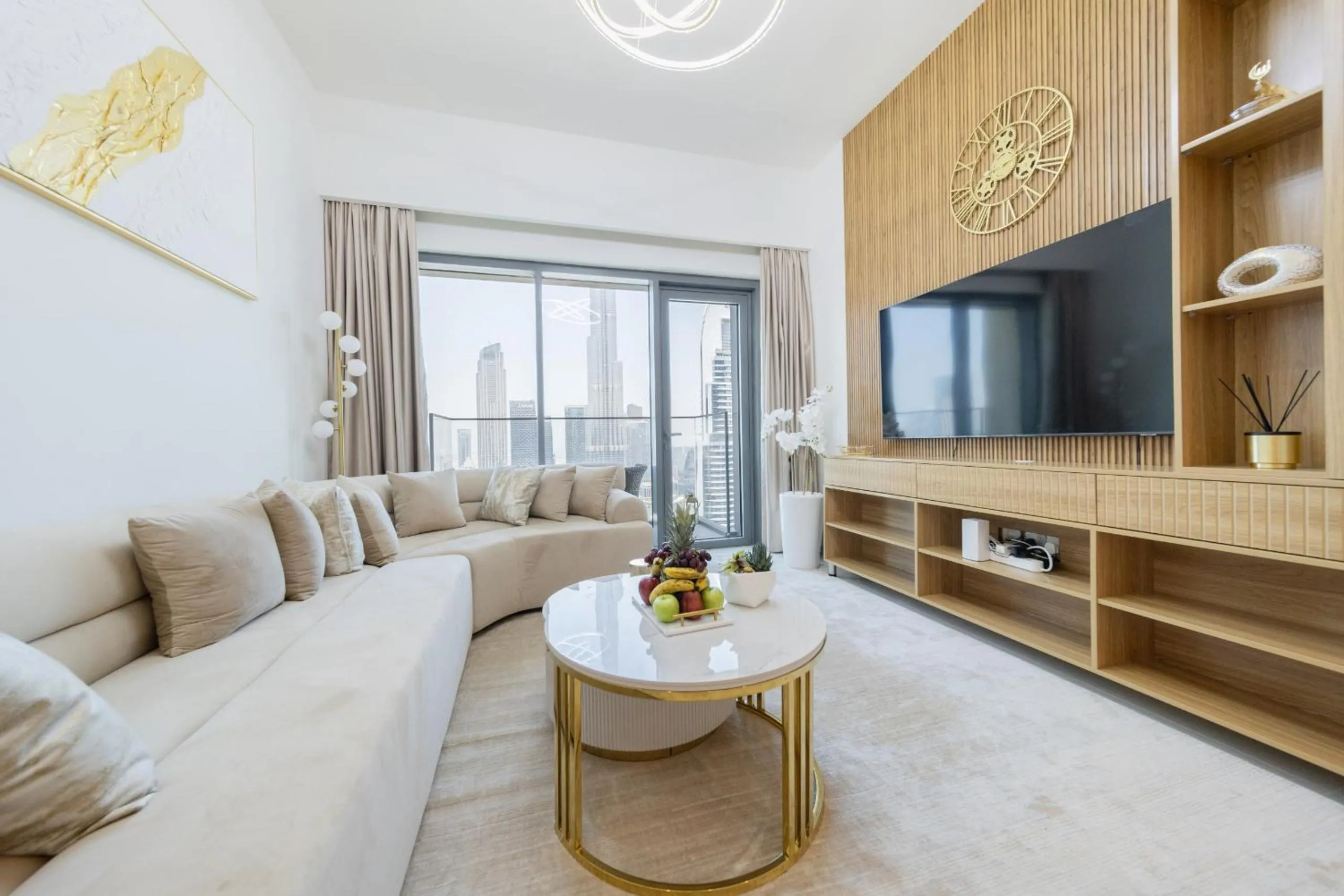 Living room in EDEN'S Homes & Villas - Burj Royale