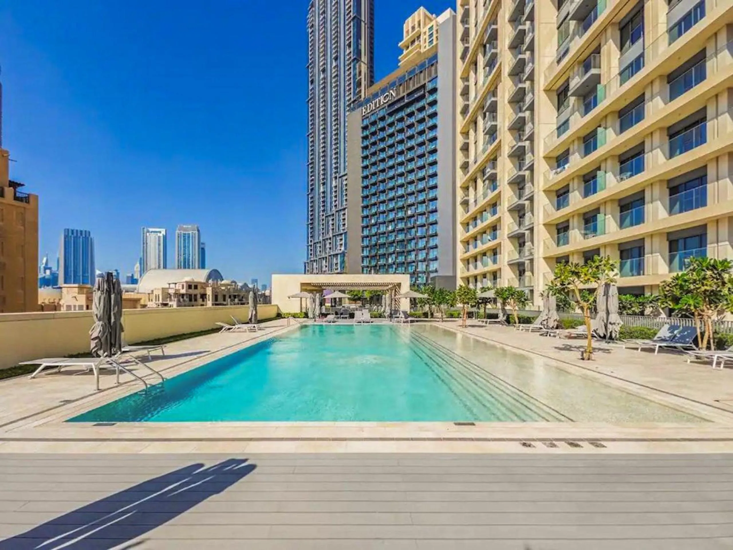 Swimming pool in EDEN'S Homes & Villas - Burj Royale