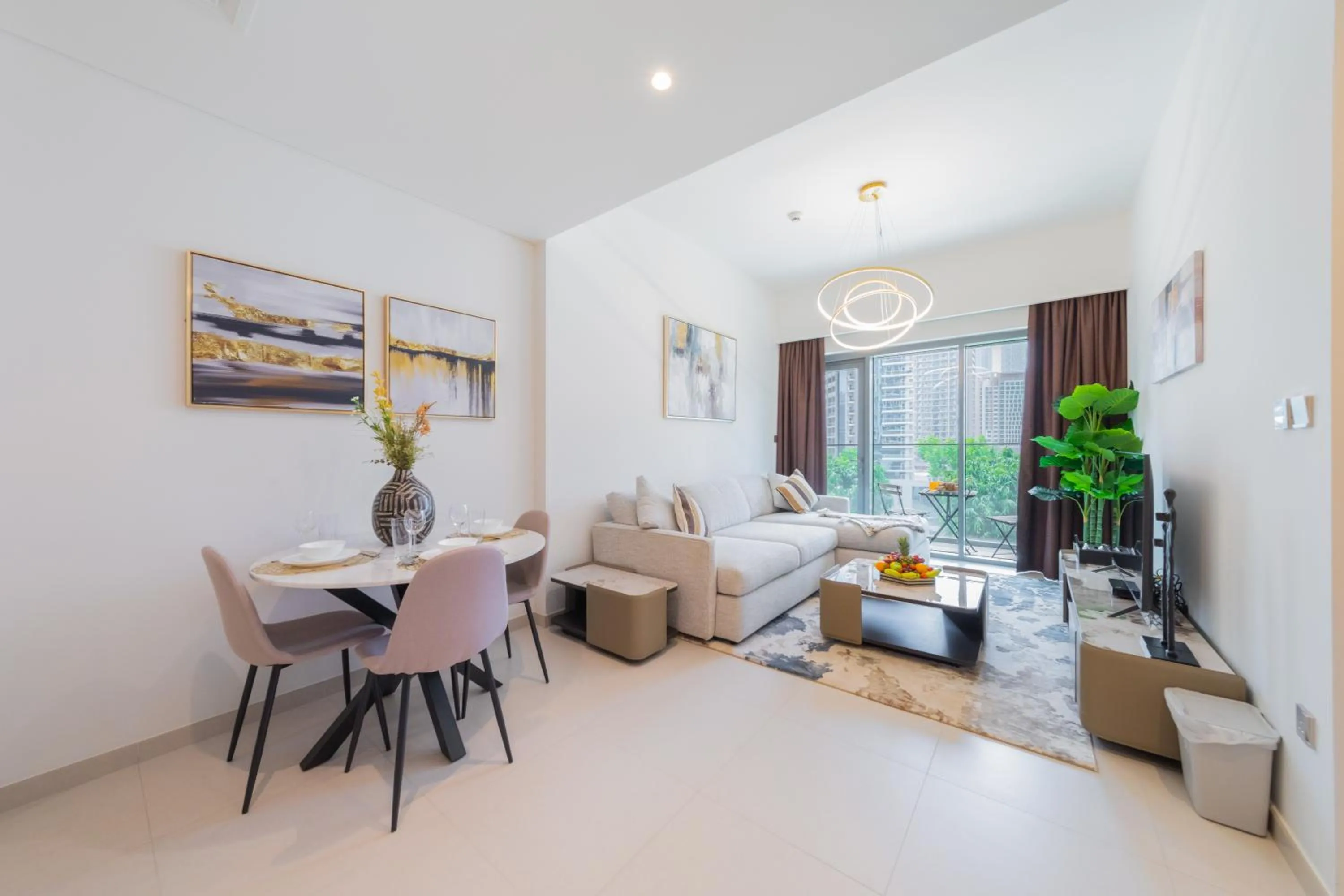 Living room in EDEN'S Homes & Villas - Burj Royale