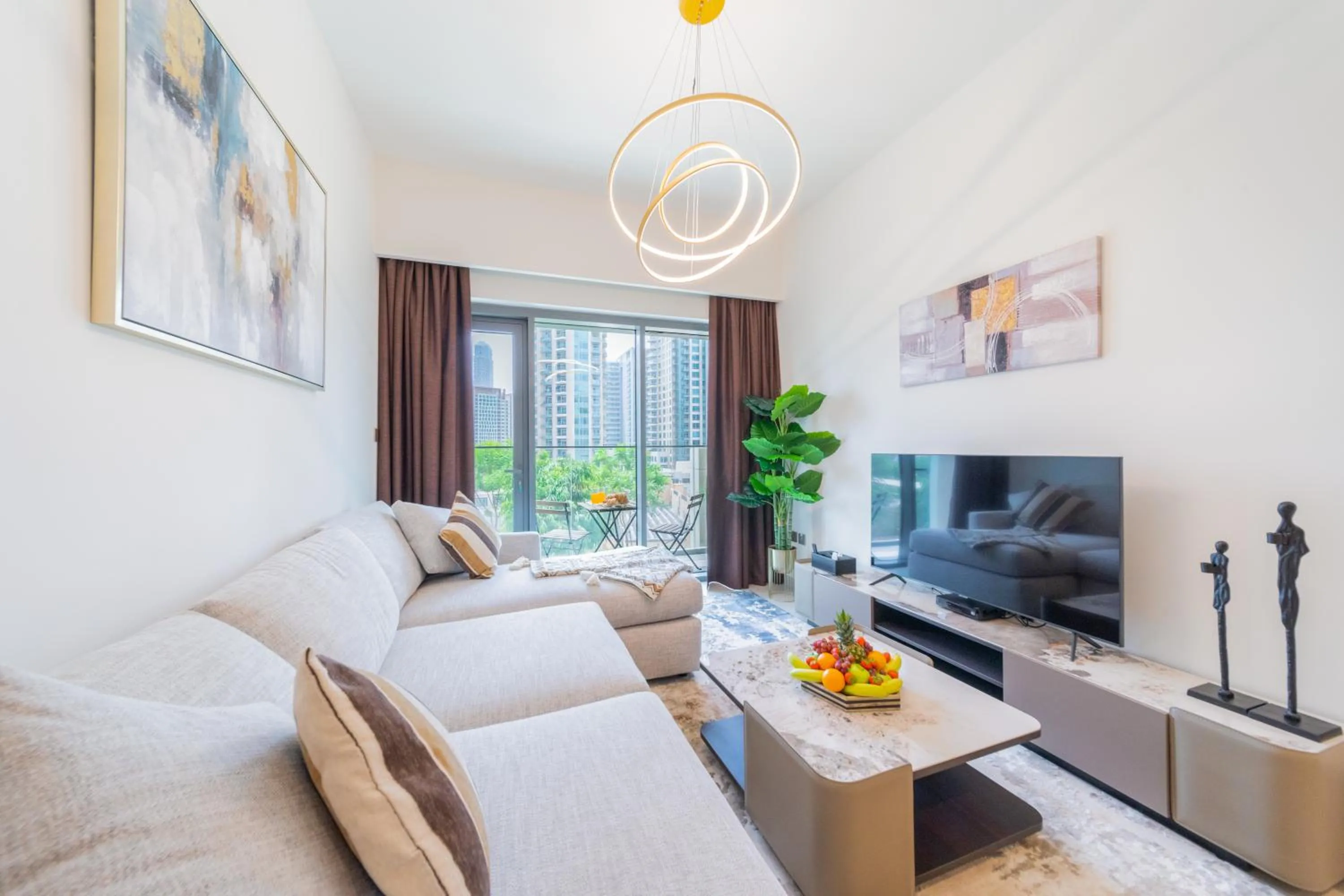 Living room in EDEN'S Homes & Villas - Burj Royale