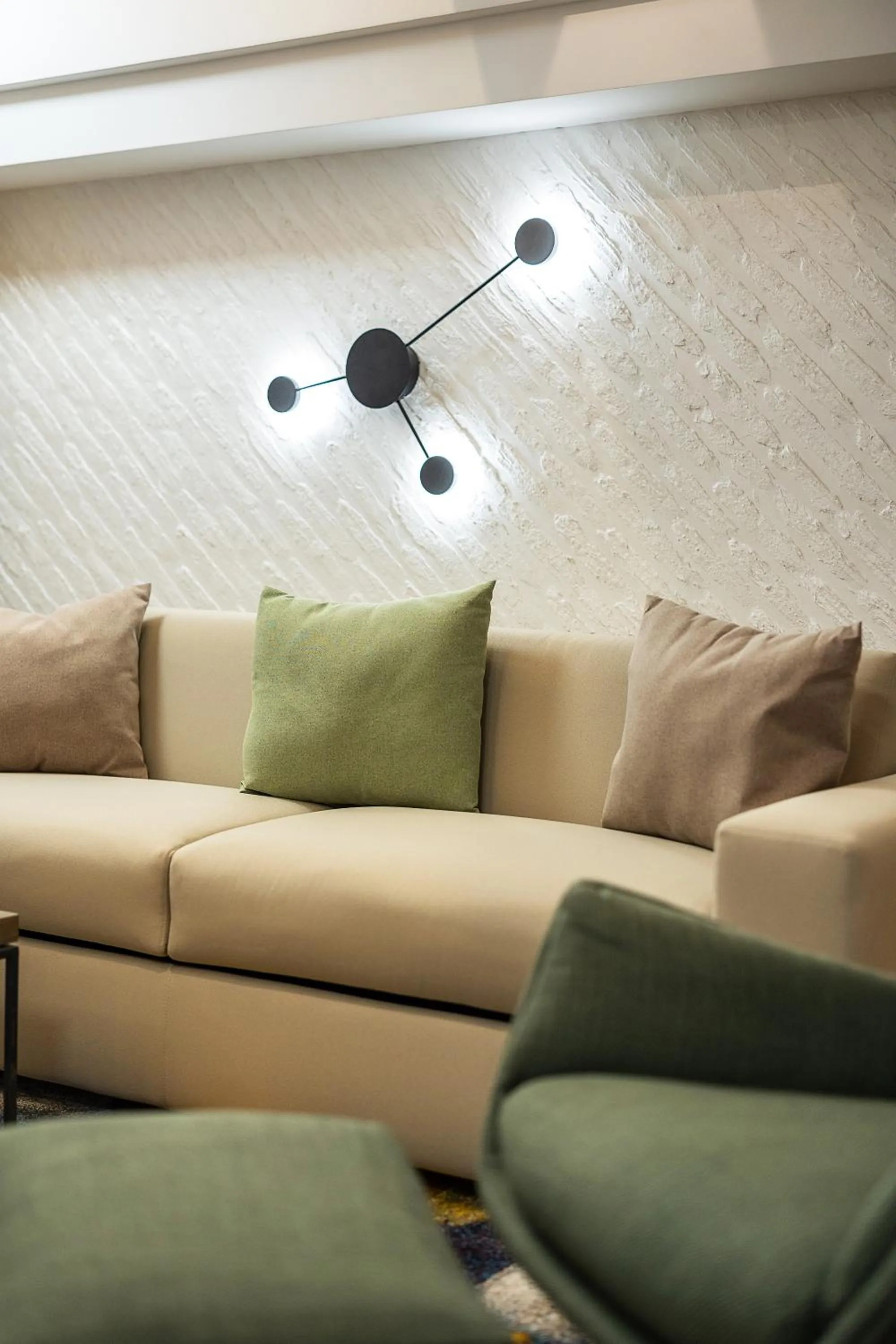 Living room in Rosetti One