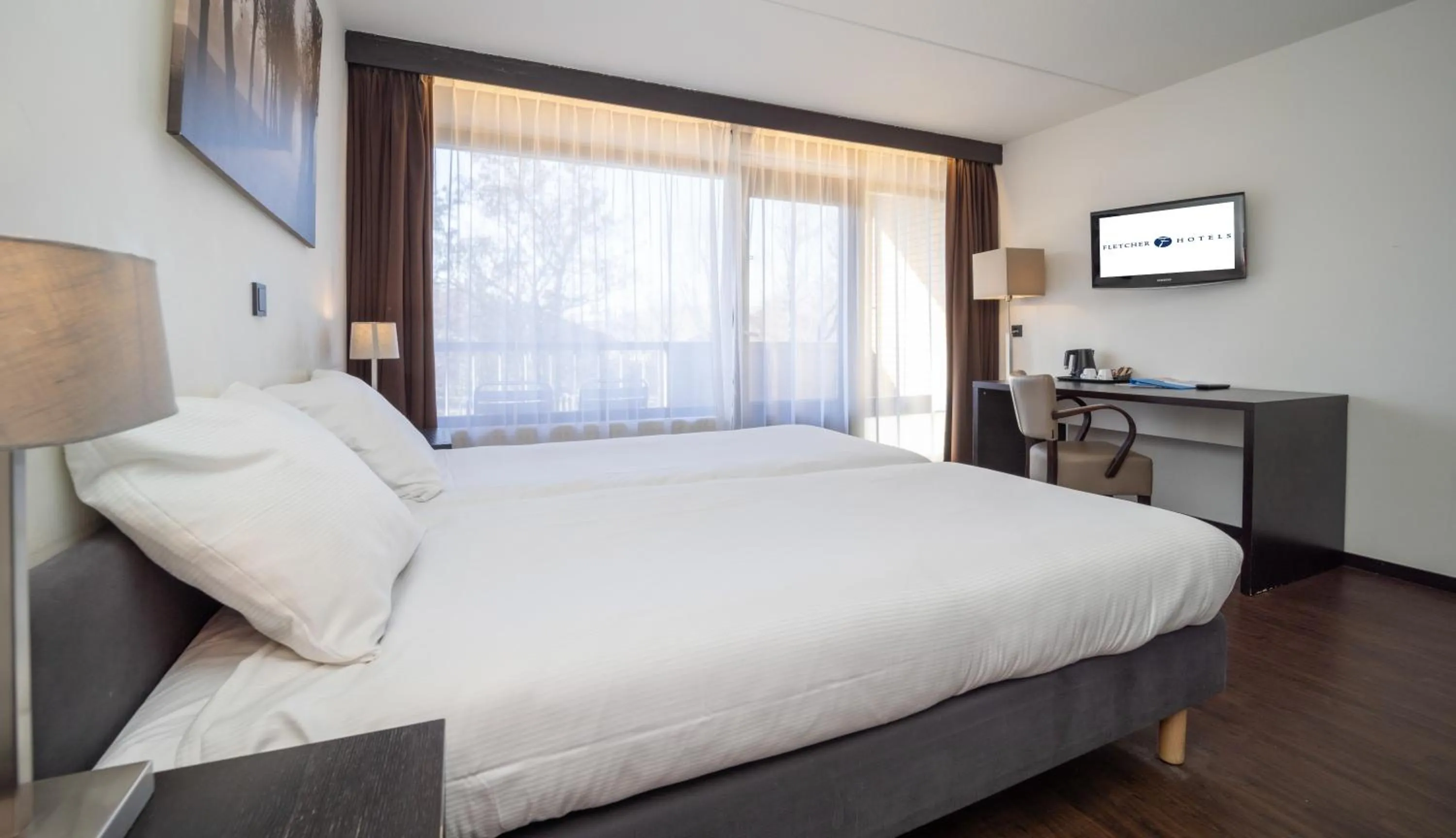 Bedroom in Fletcher Hotel - Restaurant Heiloo