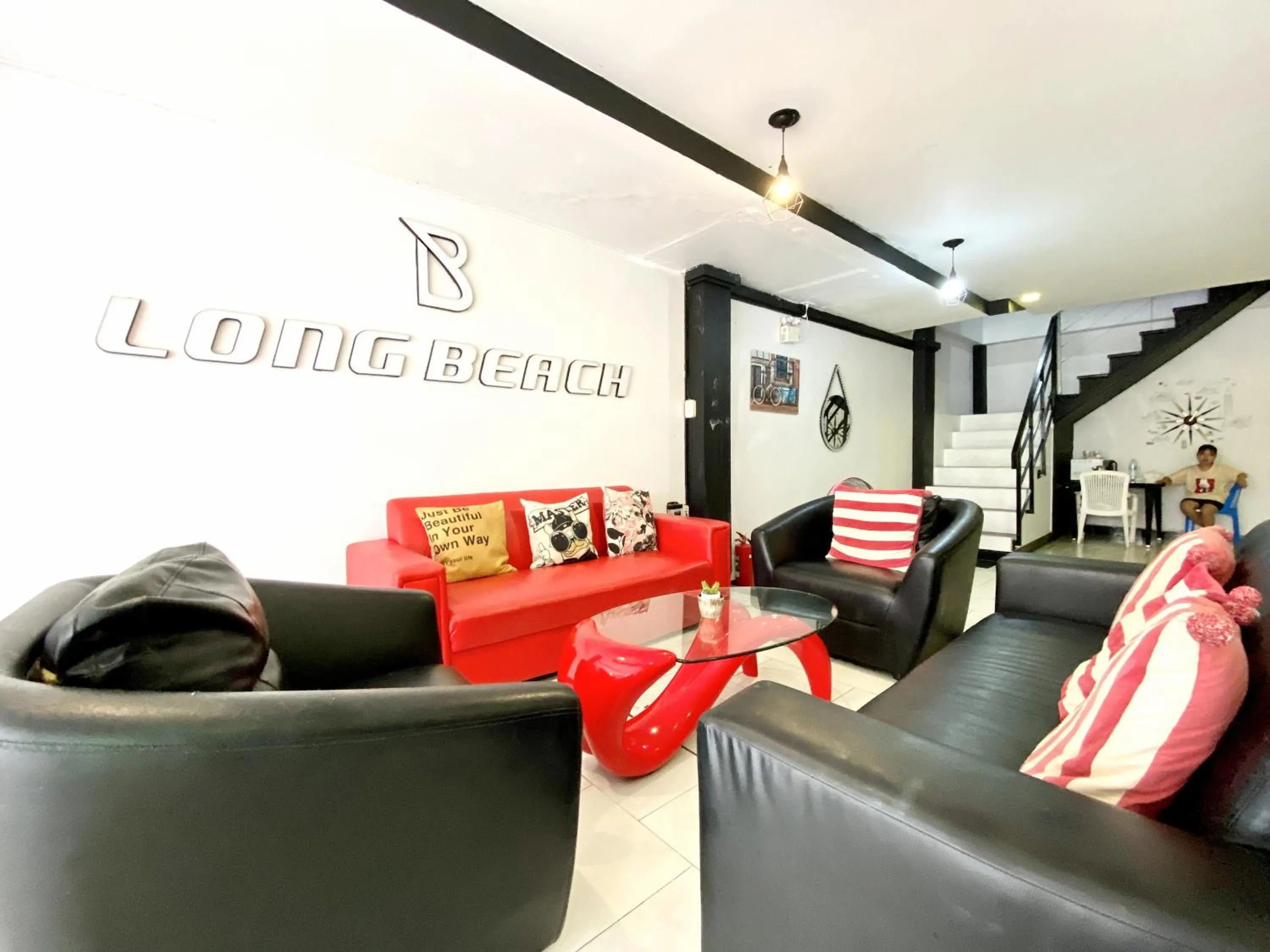 Seating area in Beachwalk Patong